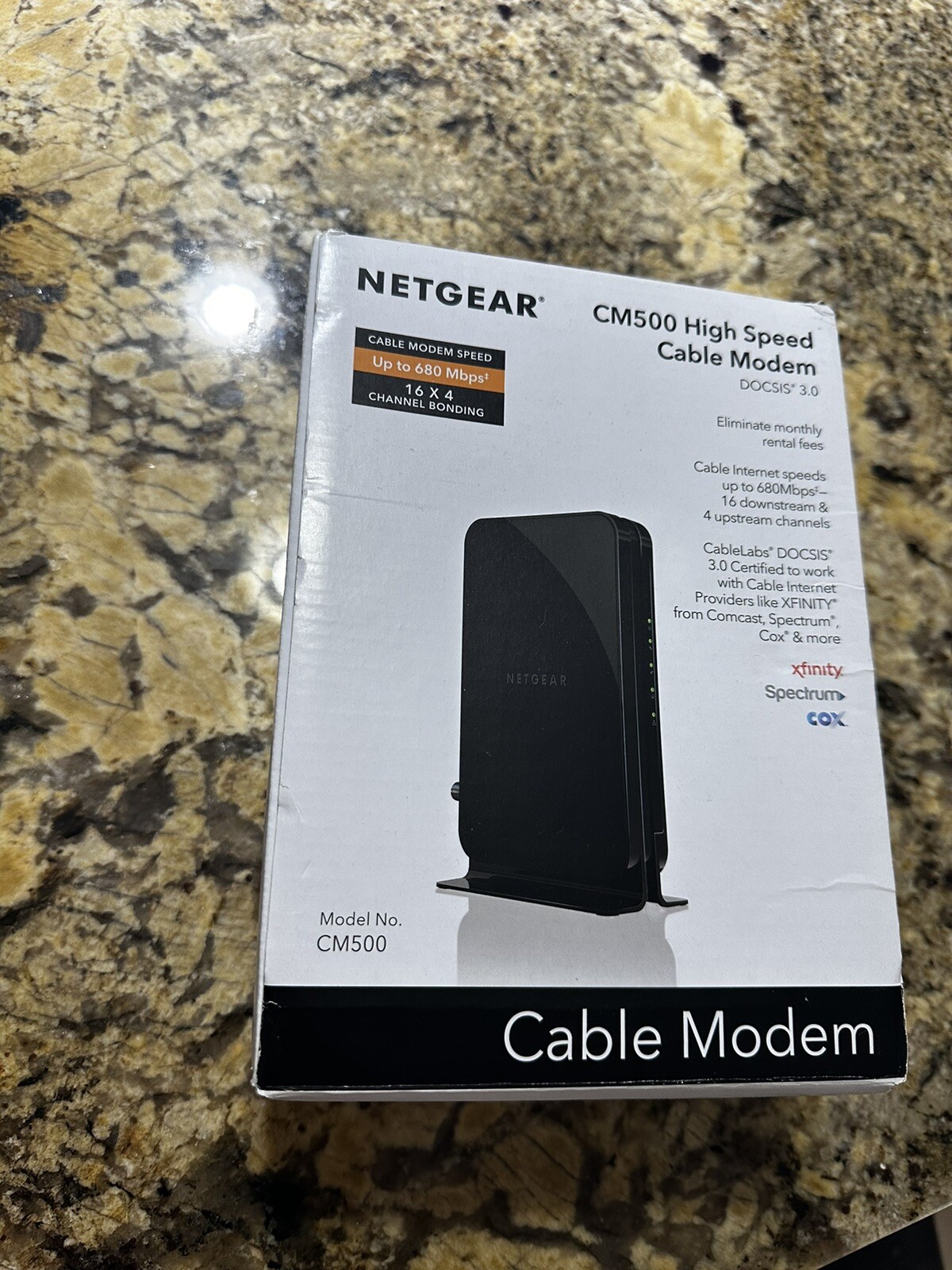 NETGEAR CM500 (CM500100NAS) 680 Mbps – Black
