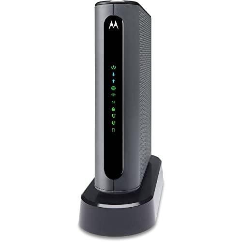 MOTOROLA CABLE MODEM WIFI ROUTER 2 PHONE PORTS COMBO WIFI 5 DOCSIS 3.0 – SILVER