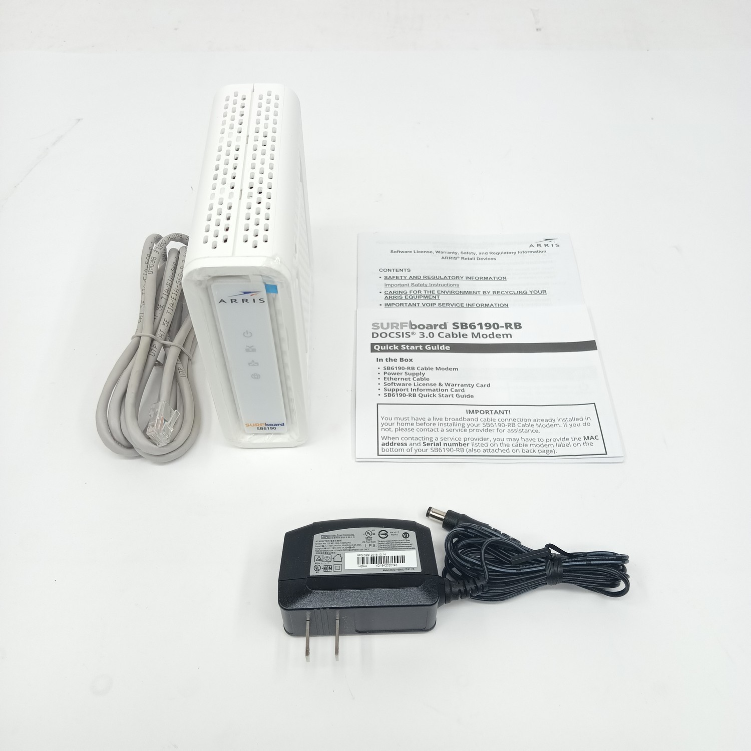 Arris SURFboard SB6190 DOCSIS 3.0