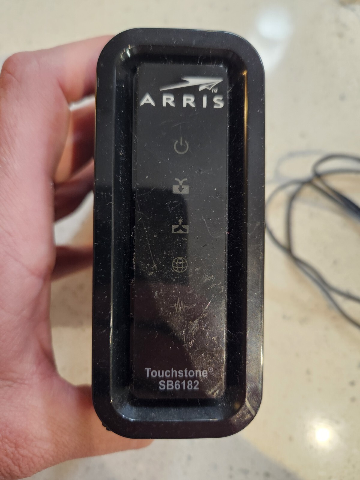 ARRIS Touchstone SB6182 Cable Modem w/ power adapter supply