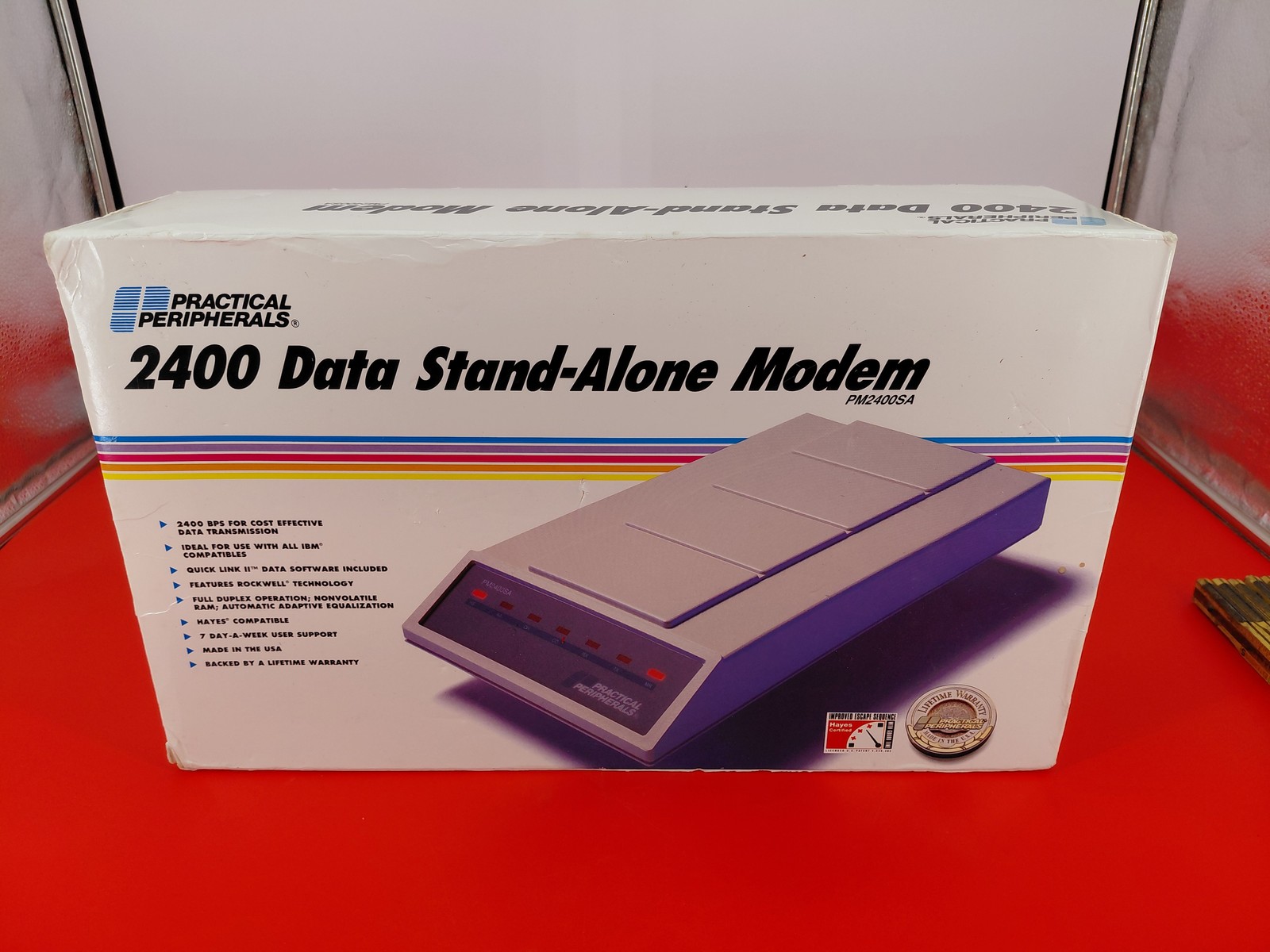 Practical Peripherals 2400 Data Stand-Alone Modem PM2400SA Vintage NOS