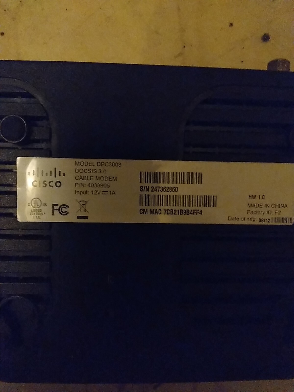 Cisco DPC3010 (4027668)