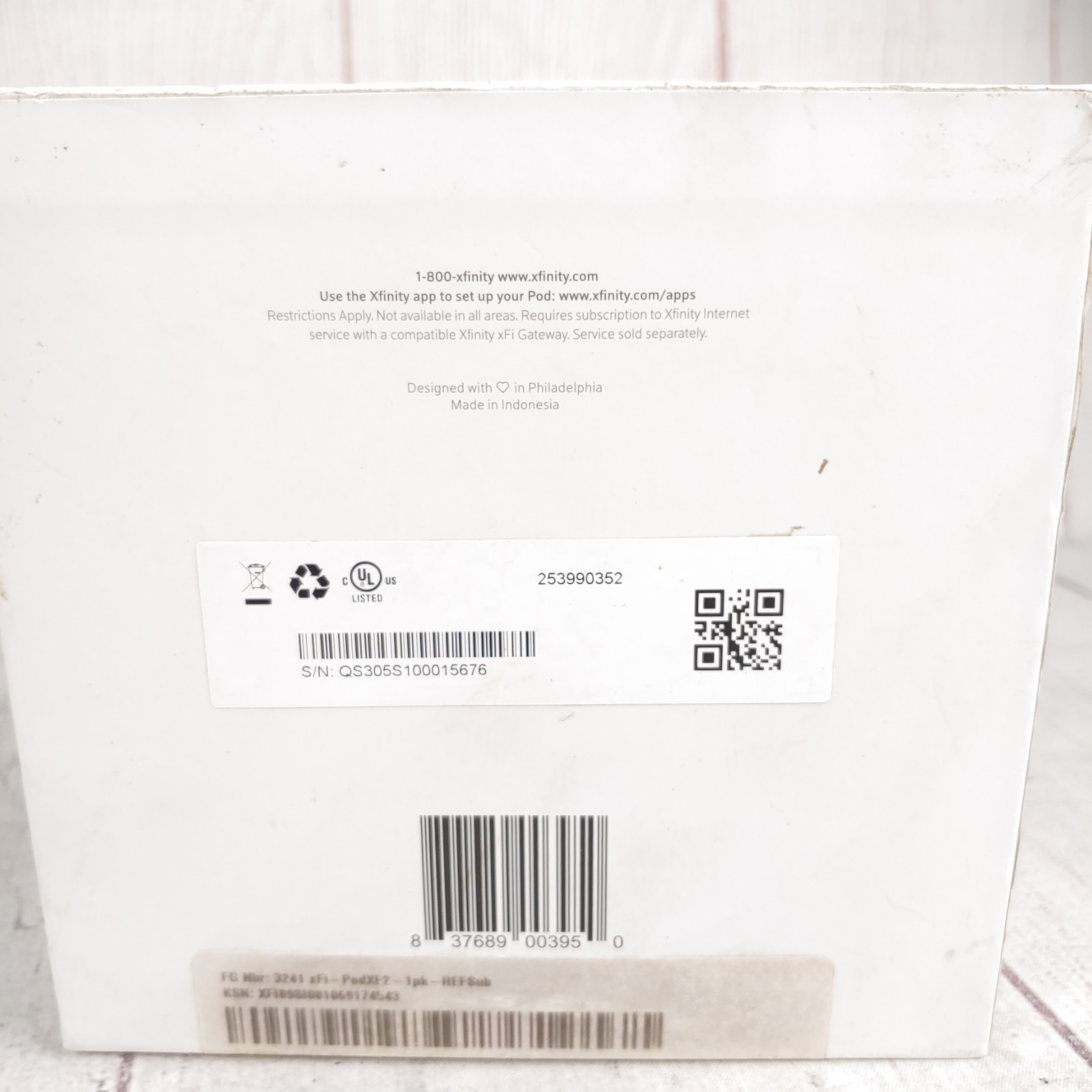 Xfinity Comcast XFI 2nd Gen Wifi Pod Extender Repeater Booster Mesh XE2-SG WORKS
