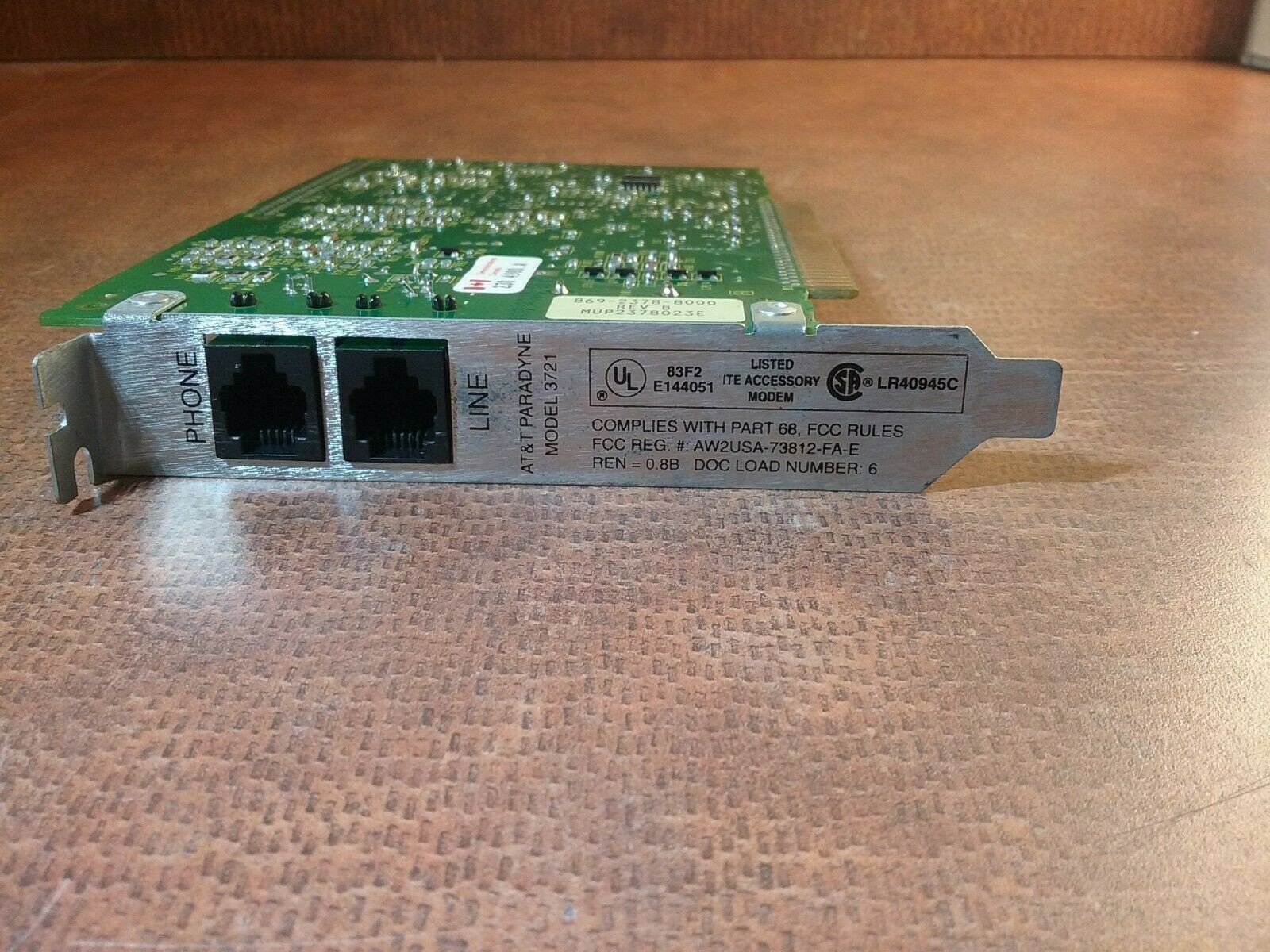 Paradyne AT&T 3721-B1-001 Modem Vintage Older Technology
