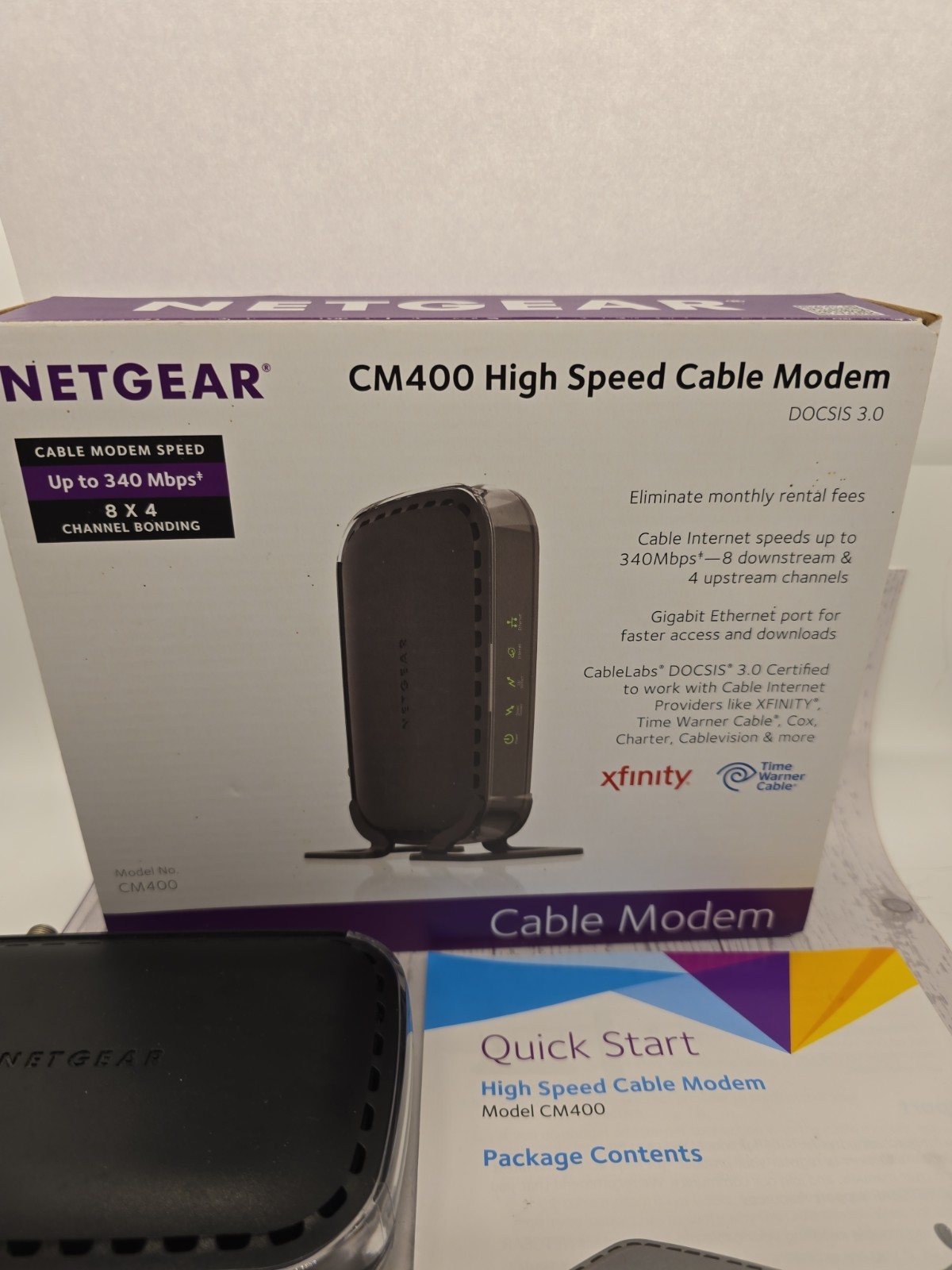 NETGEAR CM400 HIGH SPEED CABLE MODEM