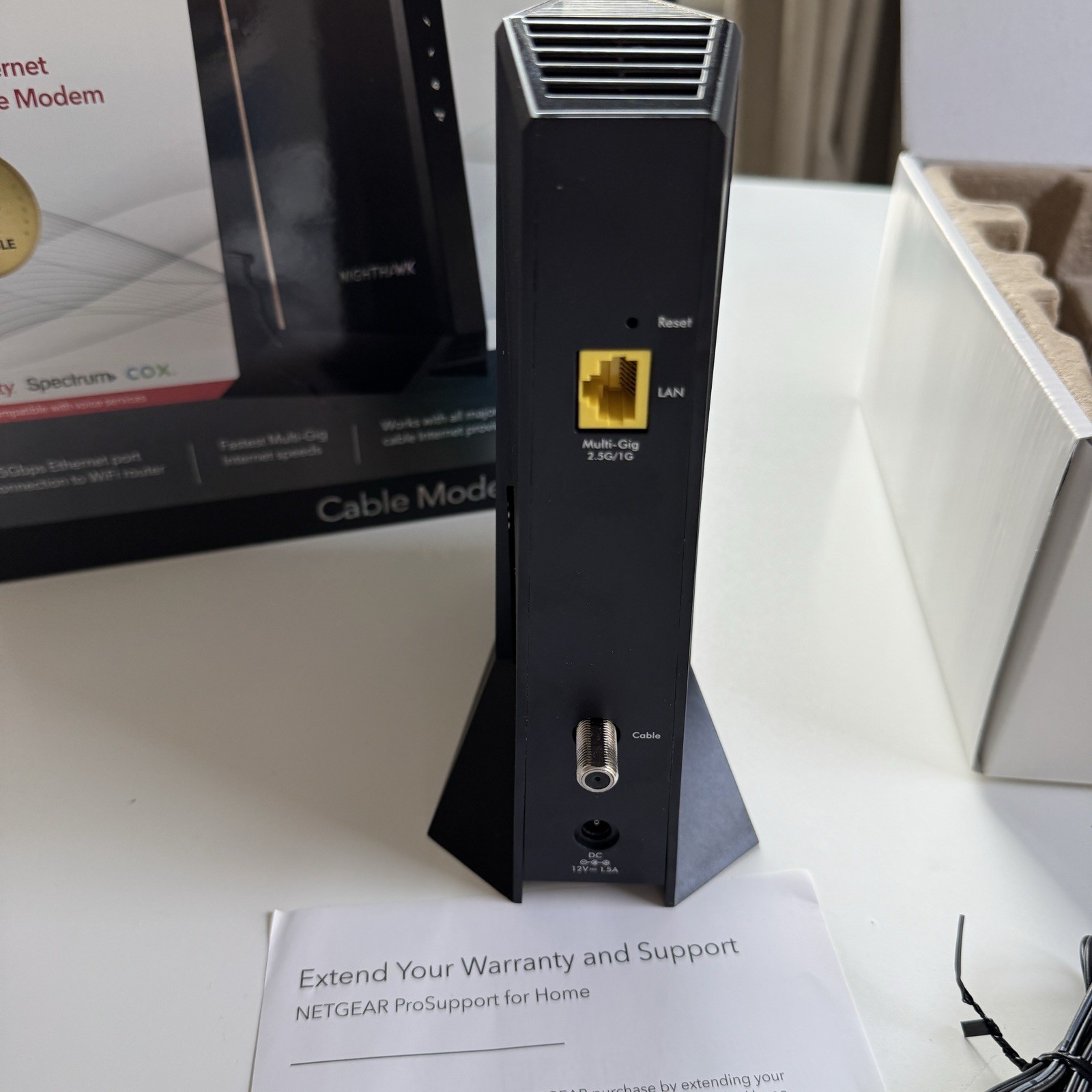 Netgear Nighthawk CM2000 2.5Gbps DOCSIS 3.1 Cable Modem – Fast! Xfinity Spectrum