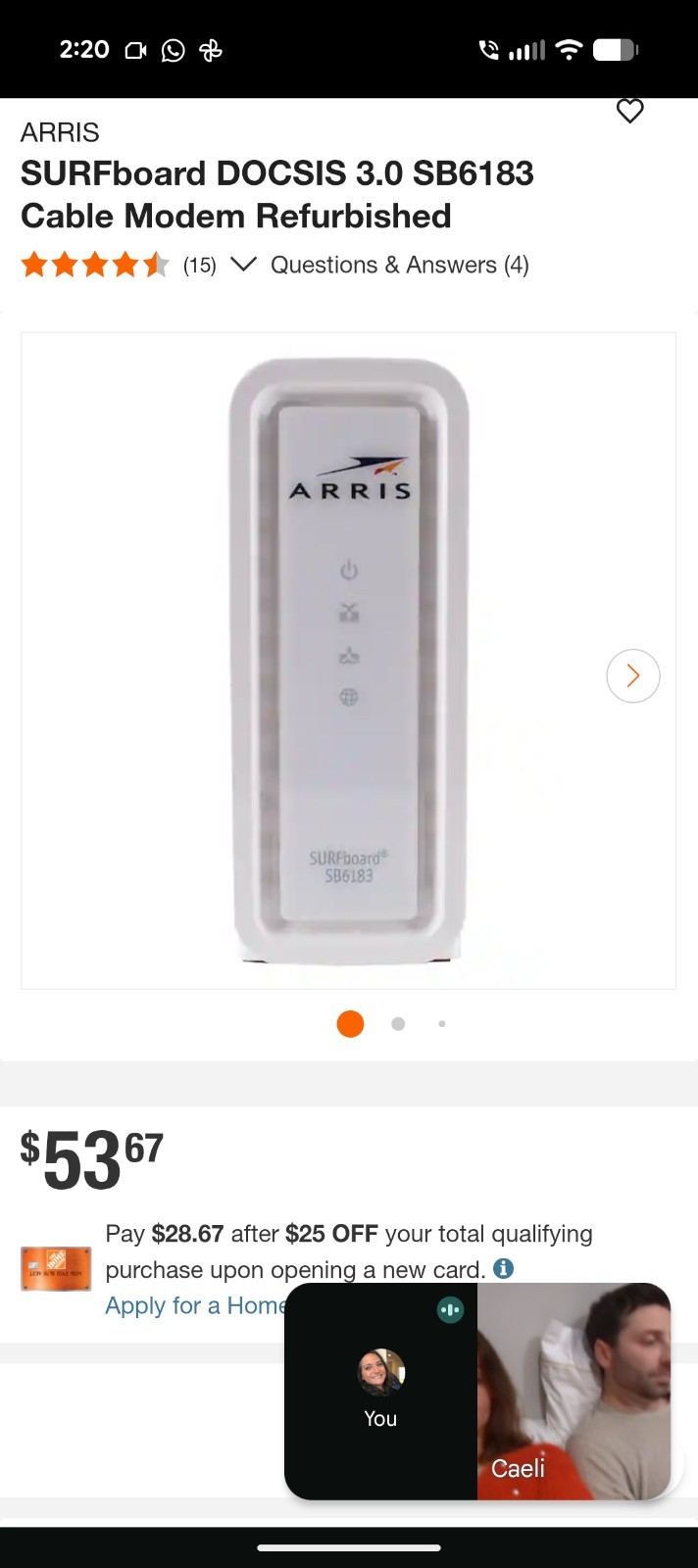 Arris Surf Board SB6183 DOCSIS 3.0