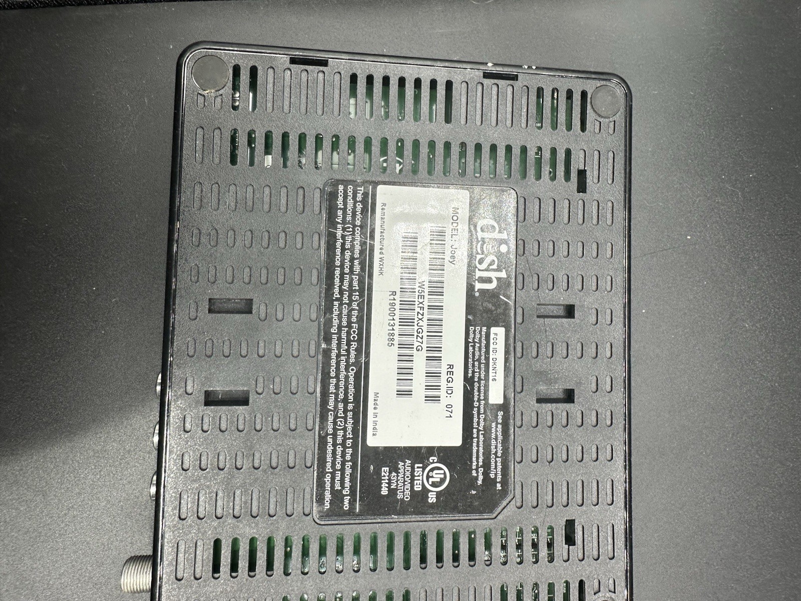 Lot of 5 Modems & Receivers – Verizon Westell, Qwest Actiontec PK5000, Dish Joey