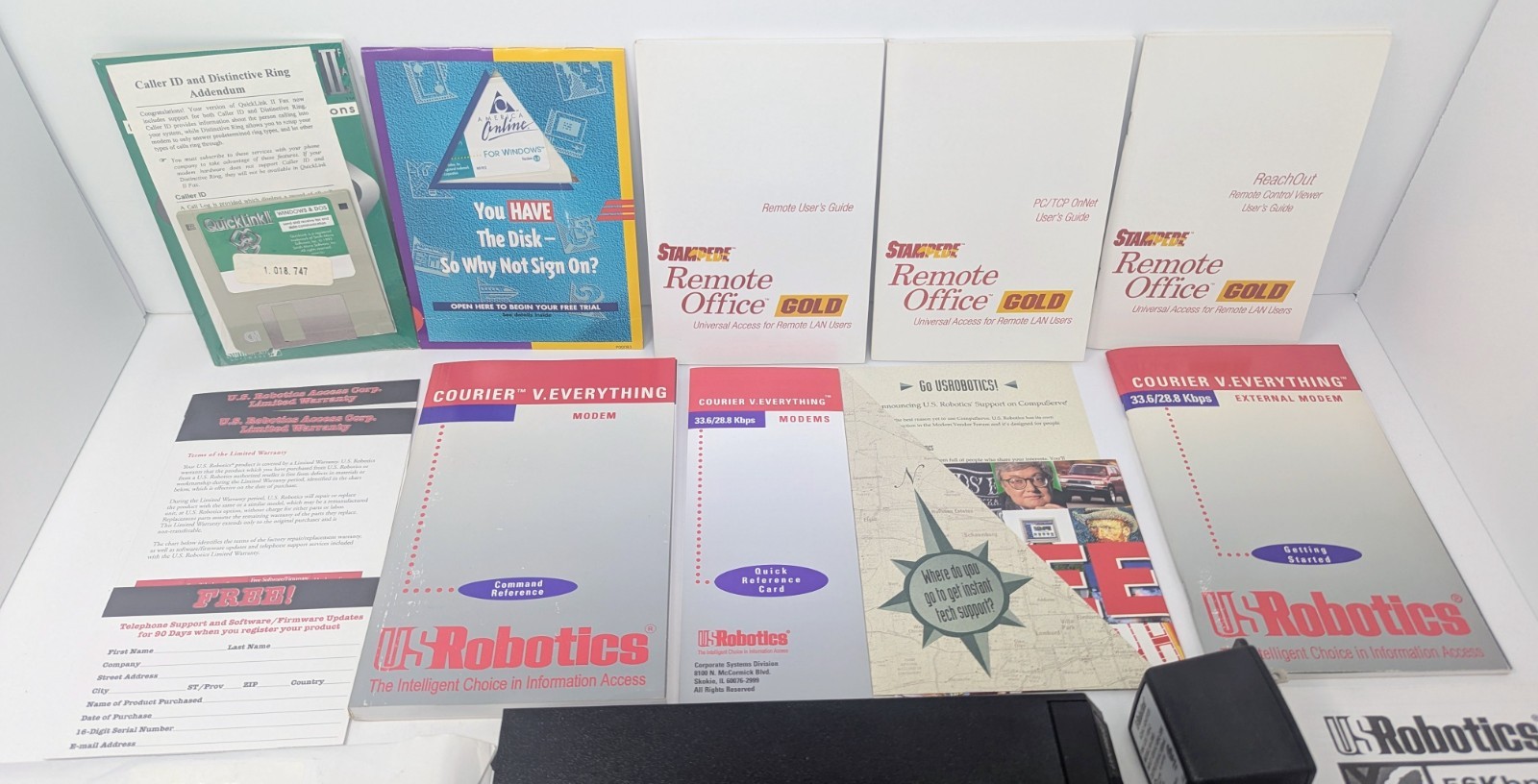 US Robotics Courier V Everything Modem 33.6 Kbps 2X Upgradable – New Open Box!