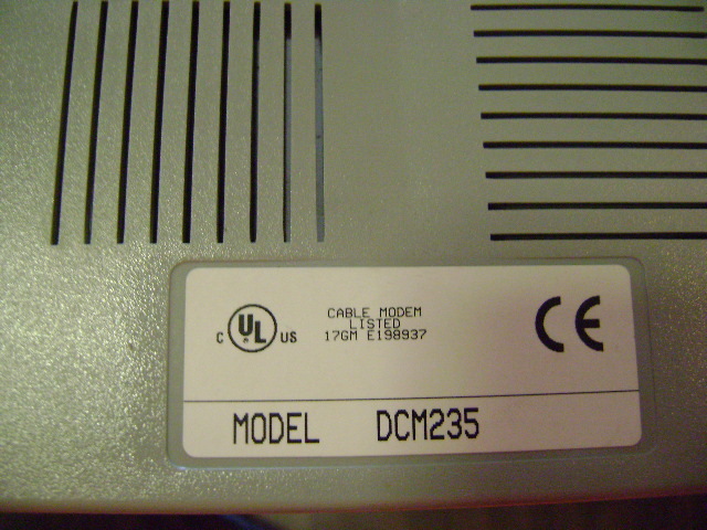 RCA DCM235 Digital Broadband Cable Modem