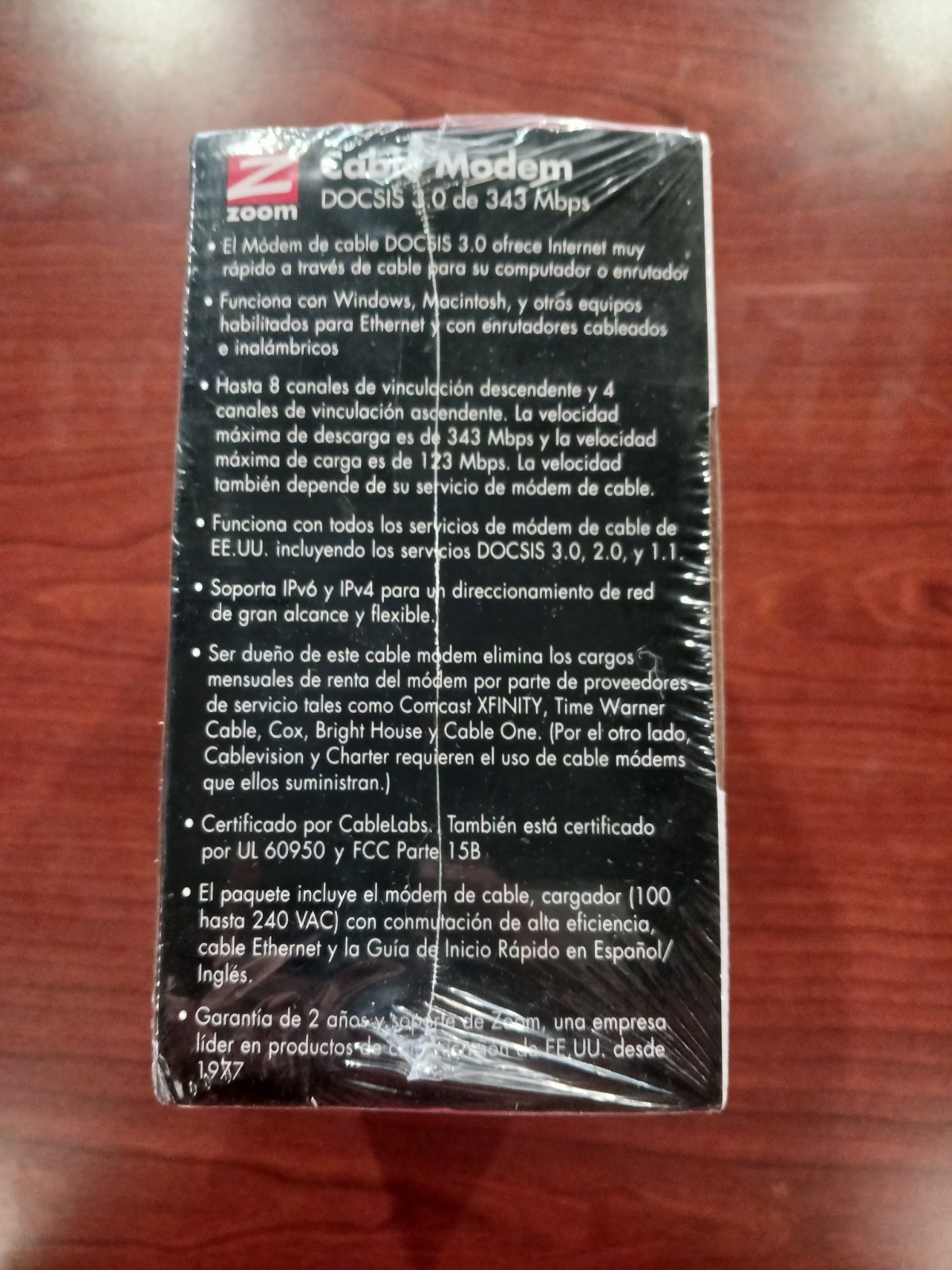 Zoom DOCSIS 3.0 Cable Modem Model 5341