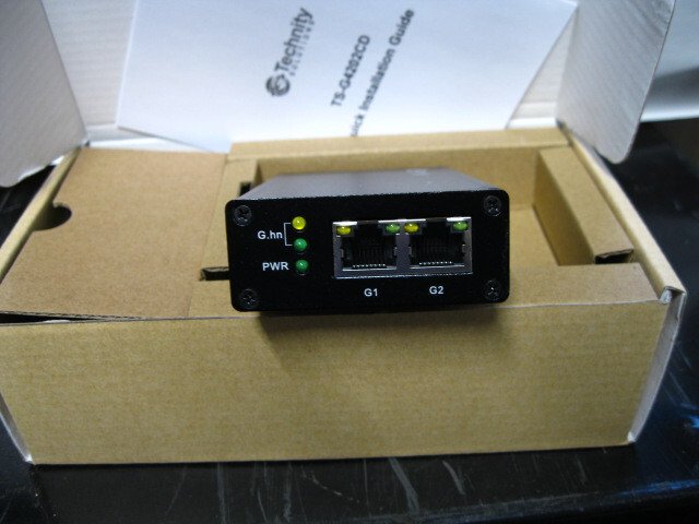 2- Technity Solutions TS-G4202CD GigaWire Coax Modem 12V/1A DC – NEW!