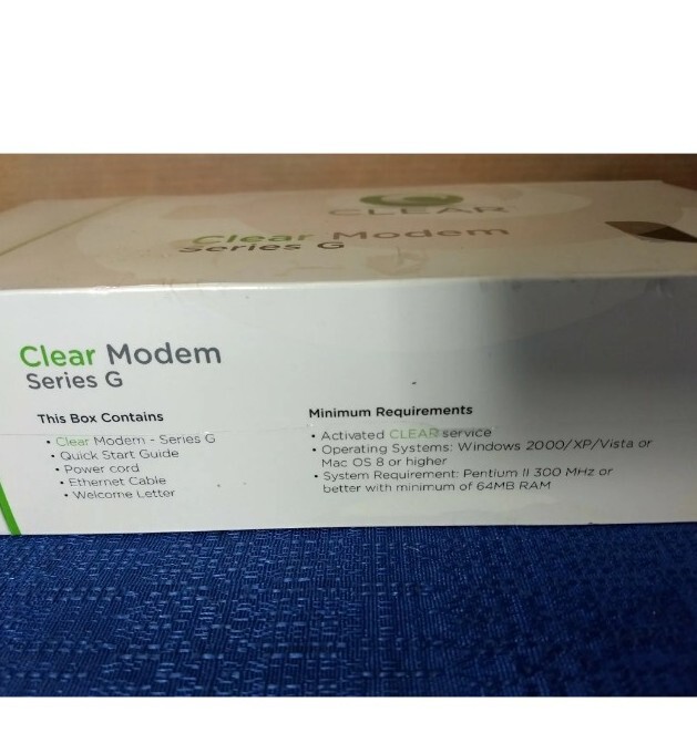 CLEAR Wireless 4G Modem Series G Home Modem