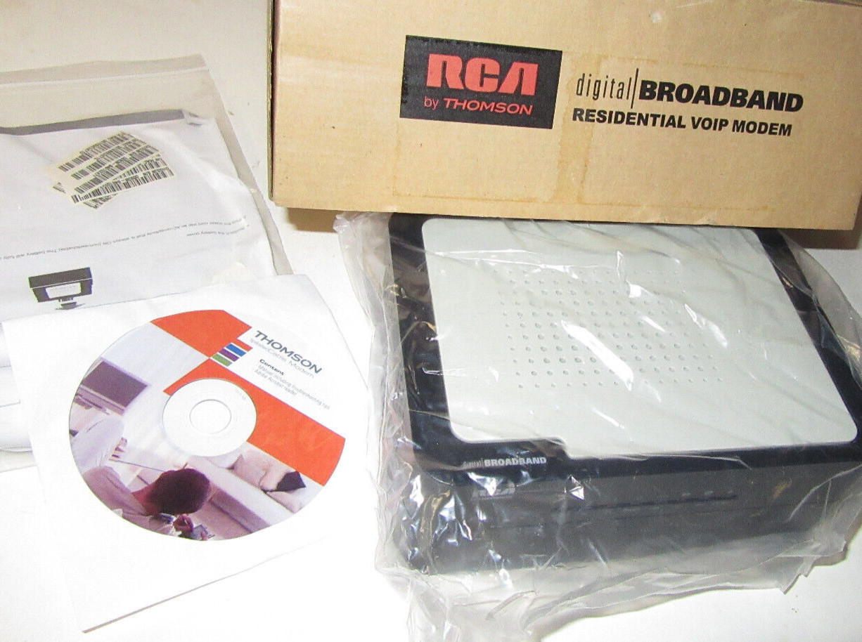 RCA Thomson Model DHG536 Digital Broadband Data and Voice Gateway Modem Opan Box