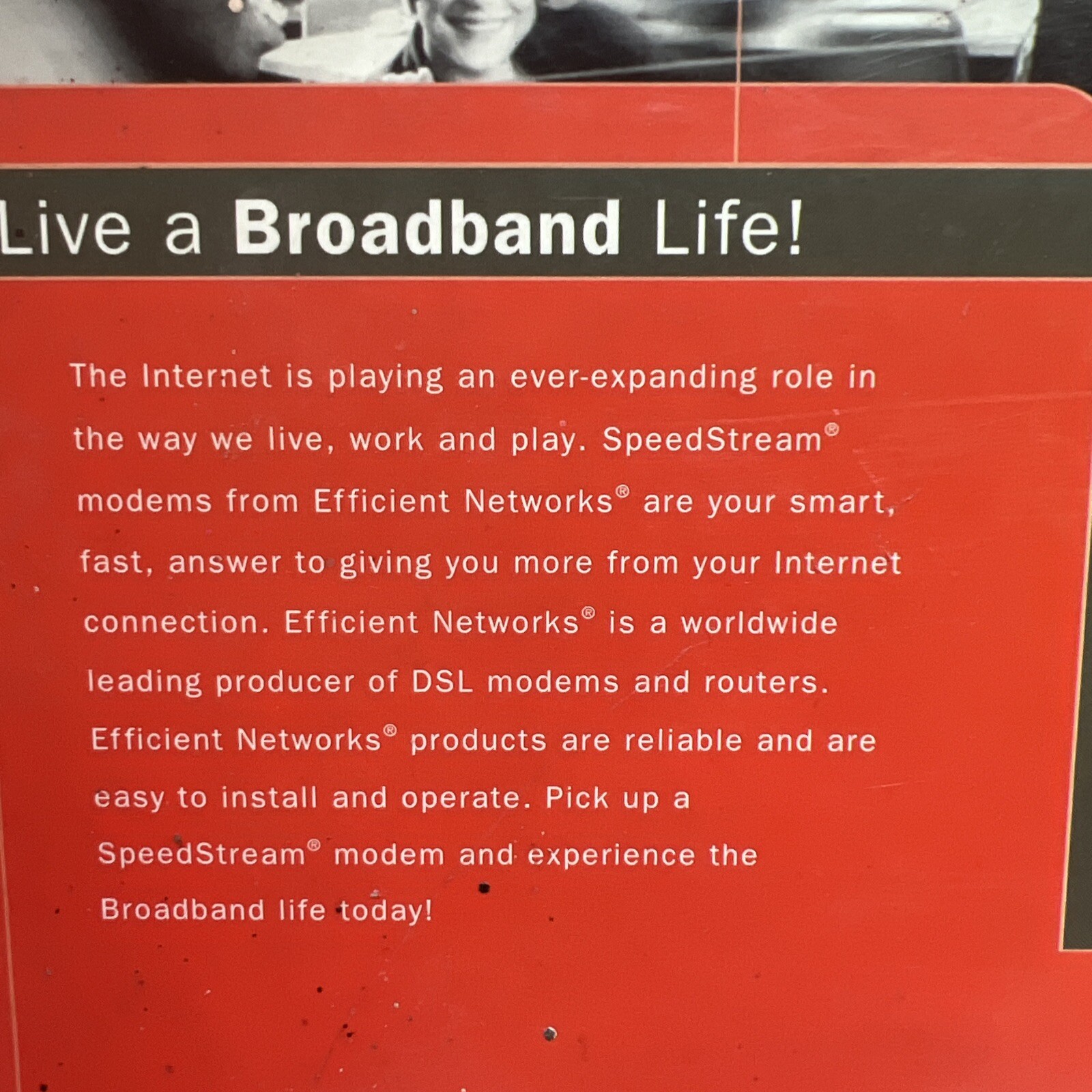 Efficient Networks SpeedStream 5667 DSL Modem USB Ethernet Retro Vintage Tech