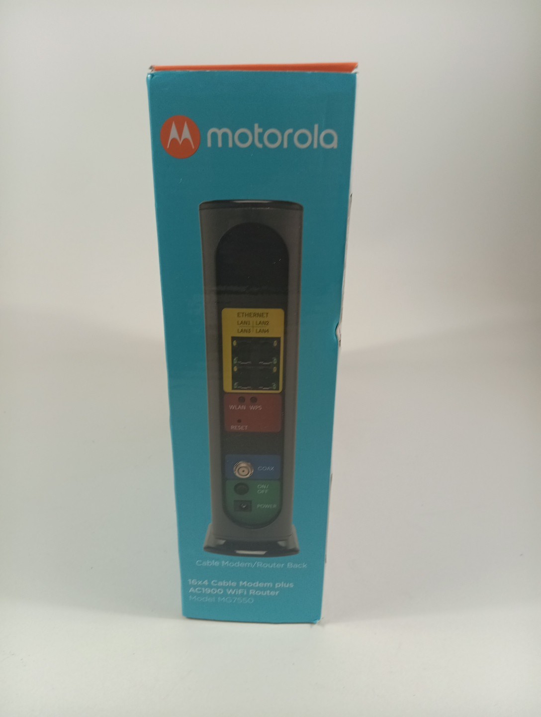 Motorola MG7550 Dual Band AC1900 Cable Modem and Wi-Fi Gigabit Router