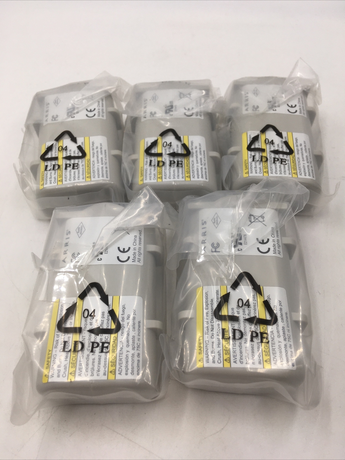 Lot of 5 New OEM Arris Cable Modem Backup Battery BPB024S 8.4VDC TM602G