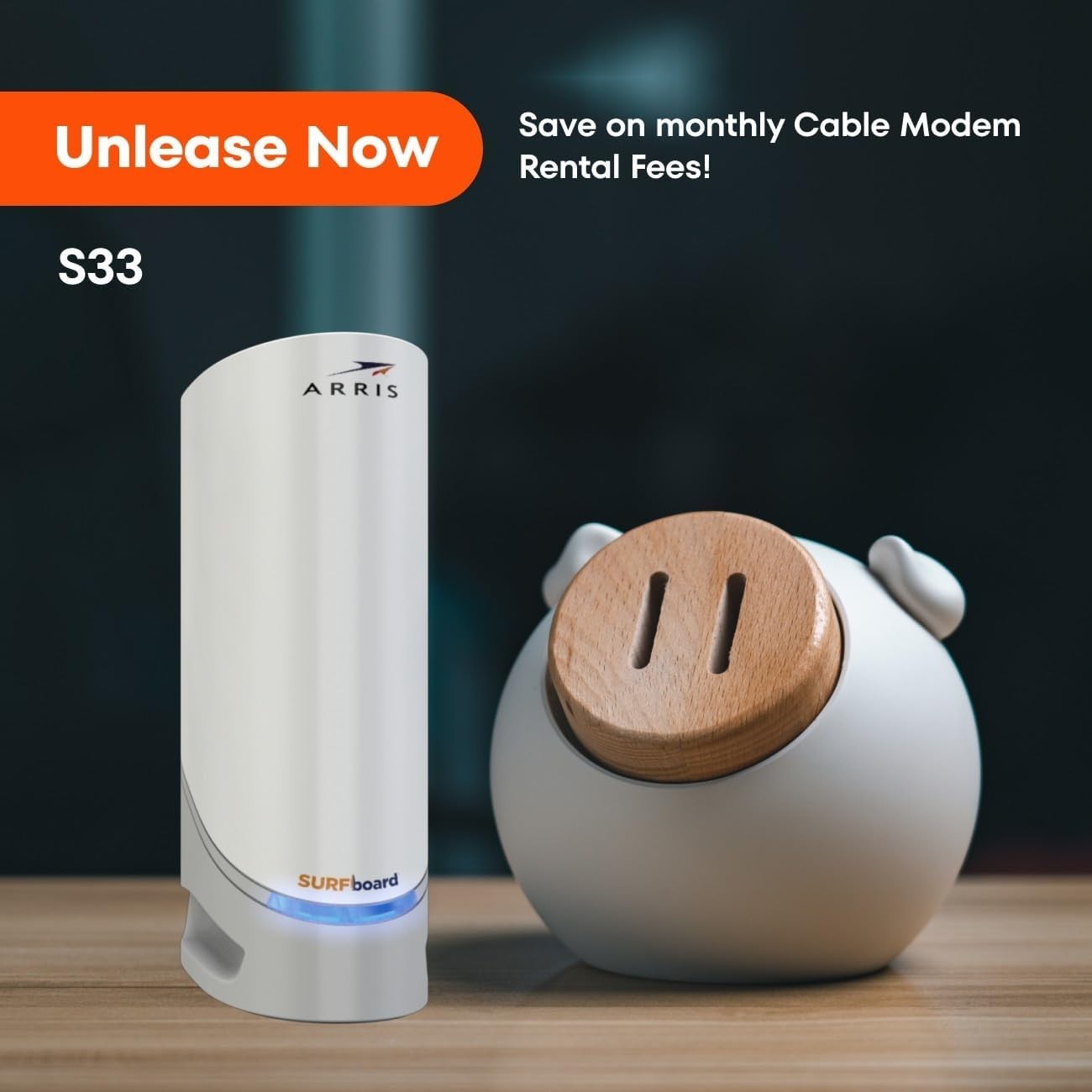 Arris Surfboard S33 DOCSIS 3.1 Multi-Gig Cable Modem 2.5Gbps Xfinity Cox