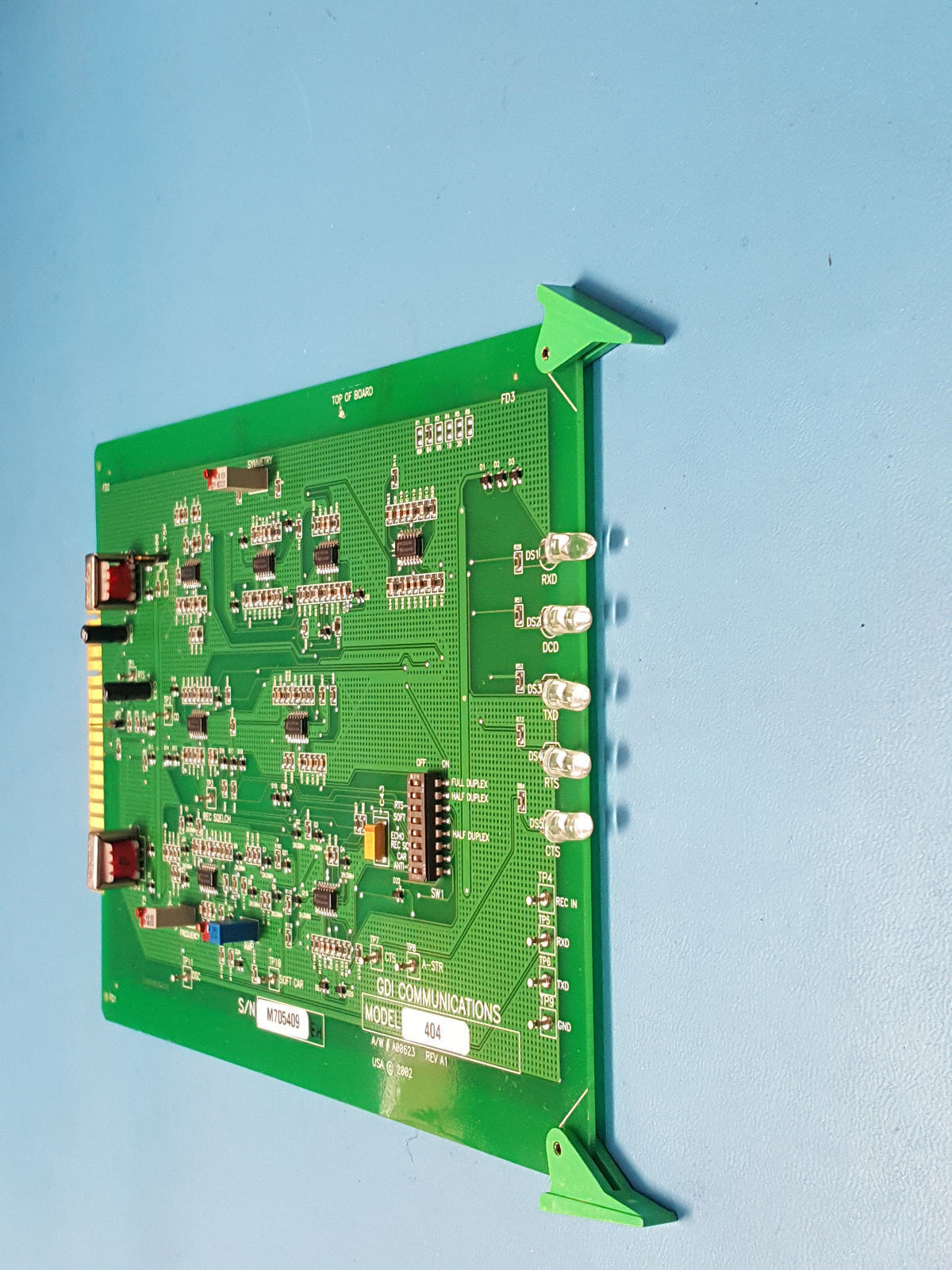 GDI Modem, 400 Series, Model 404, REV A1 Internal Card