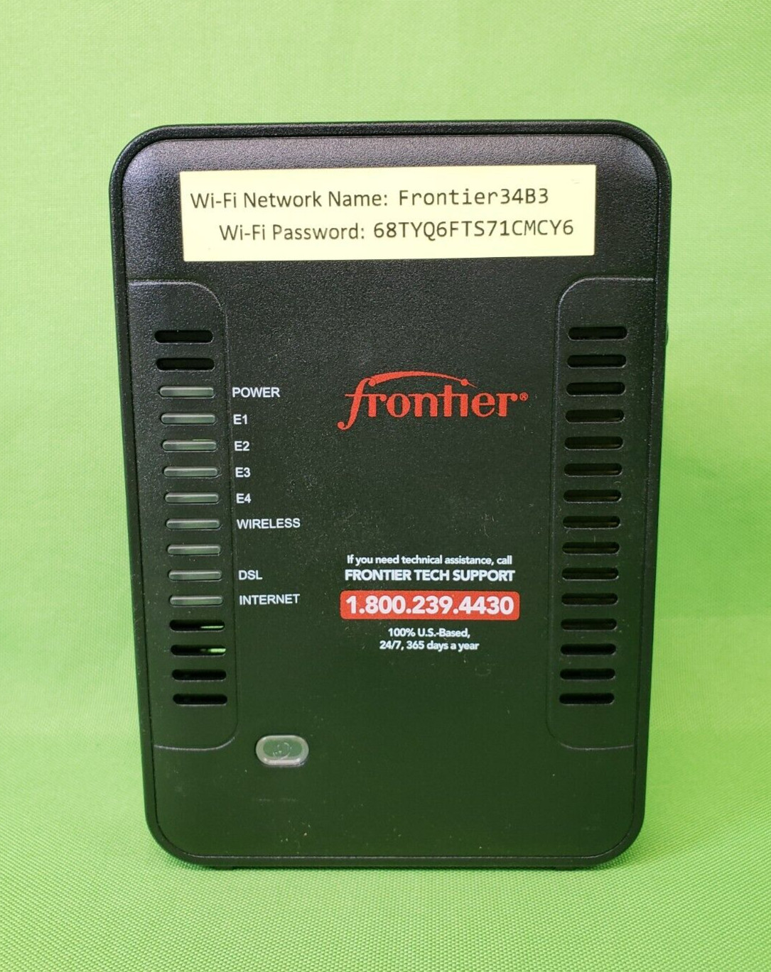 Frontier NetGear DSL Modem with WiFi ADSL2+ Router Model D2200D-1FRNAS
