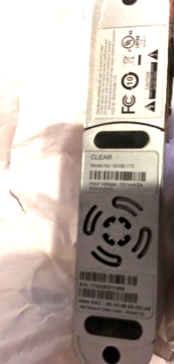 Clear Modem Series WIXB-175 Version Date Code V02(0710) Wireless