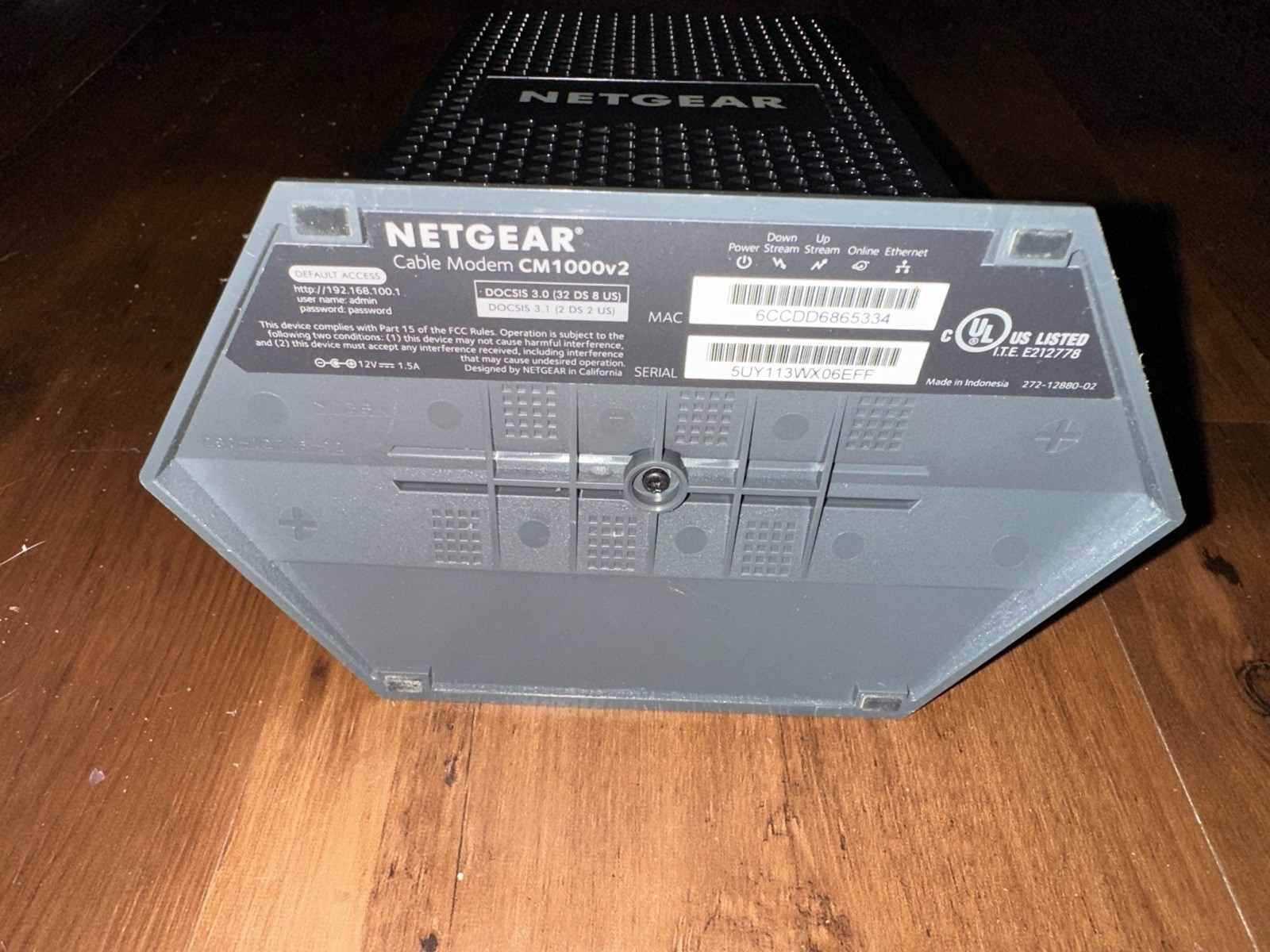 NETGEAR CM1000V2 Nighthawk DOCSIS 3.1 Cable Modem