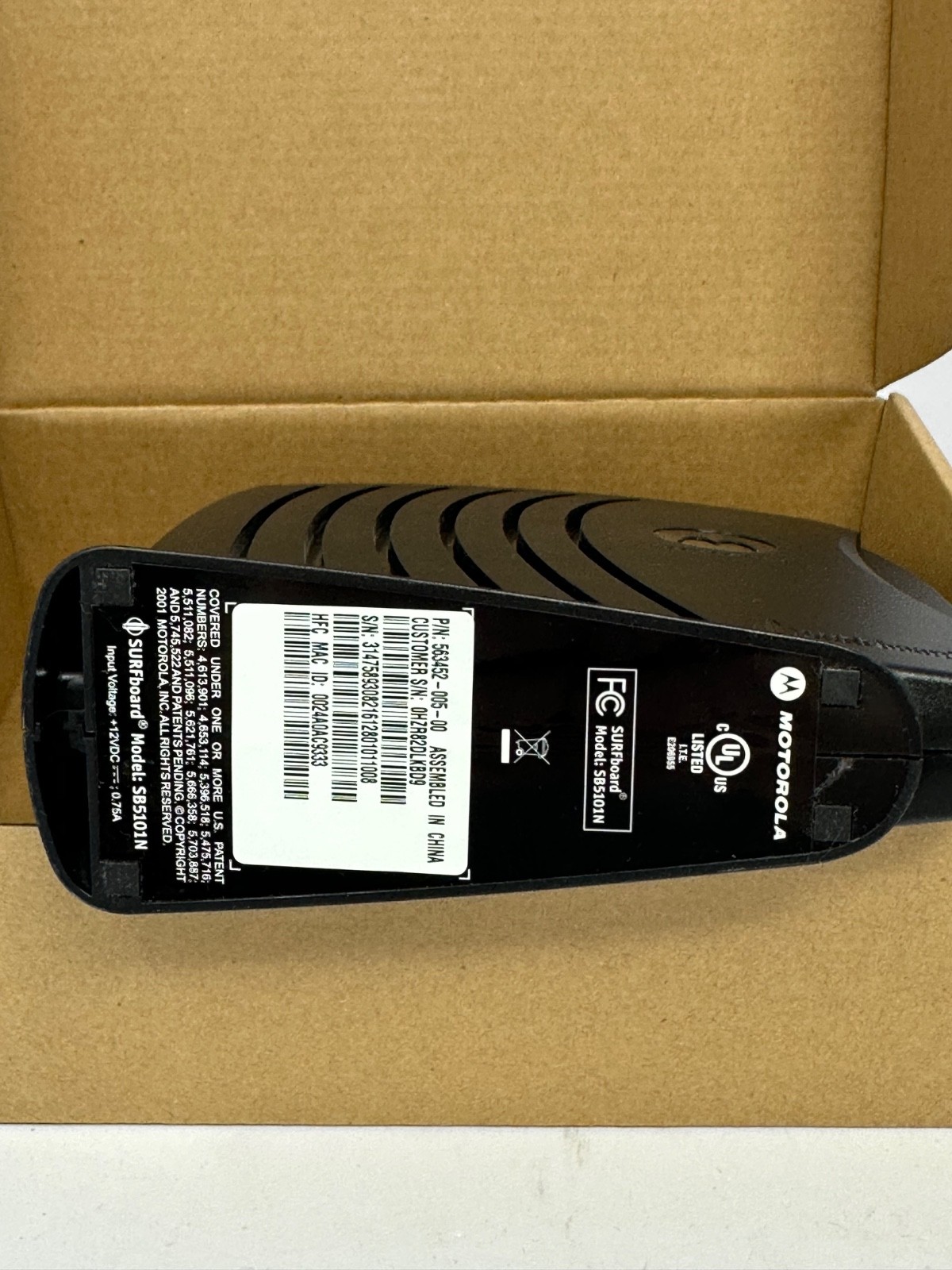 Motorola SURFboard SB5101 Cable Modem Z6