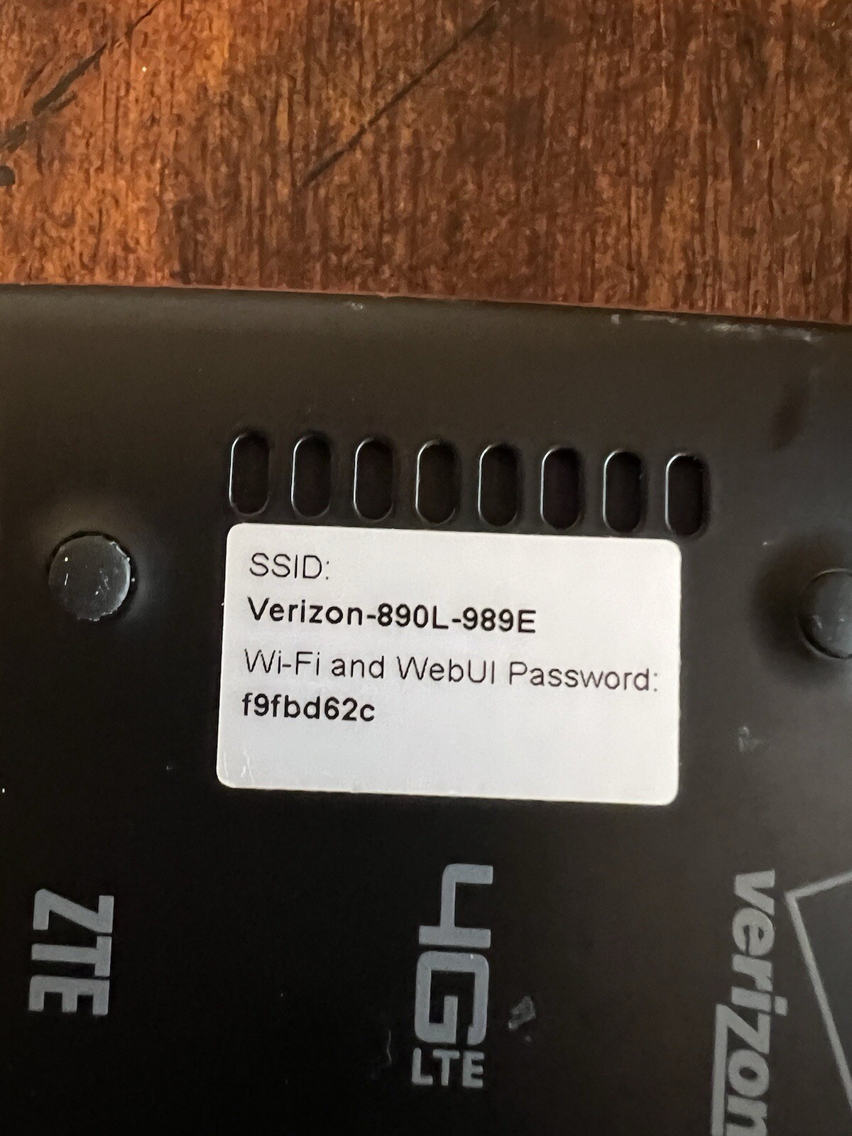 Verizon Jetpack 890L Hot Spot Modem Charges