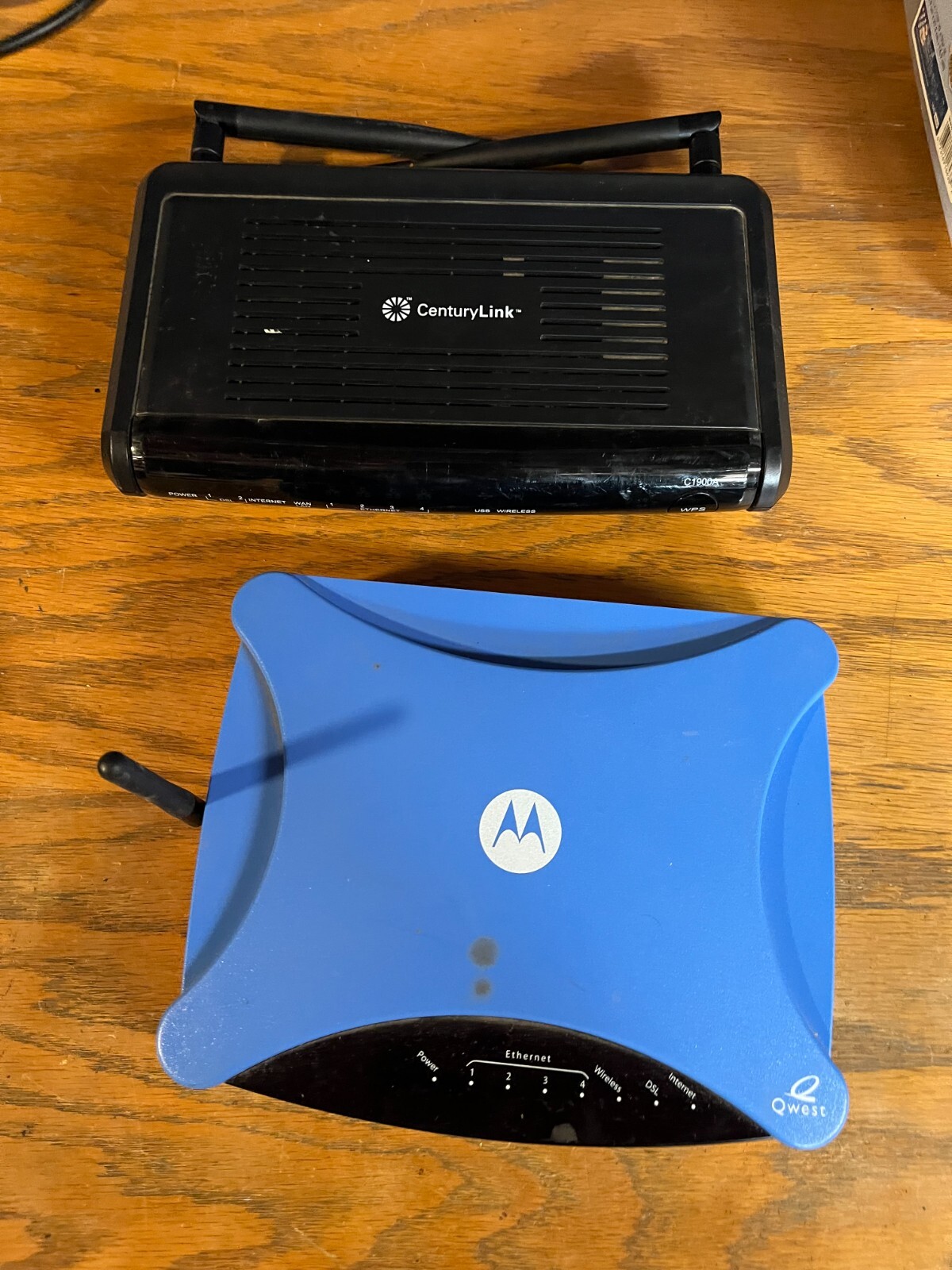 -LOT OF 4- Used Modems, Centrury Link, Net Gear, Quest