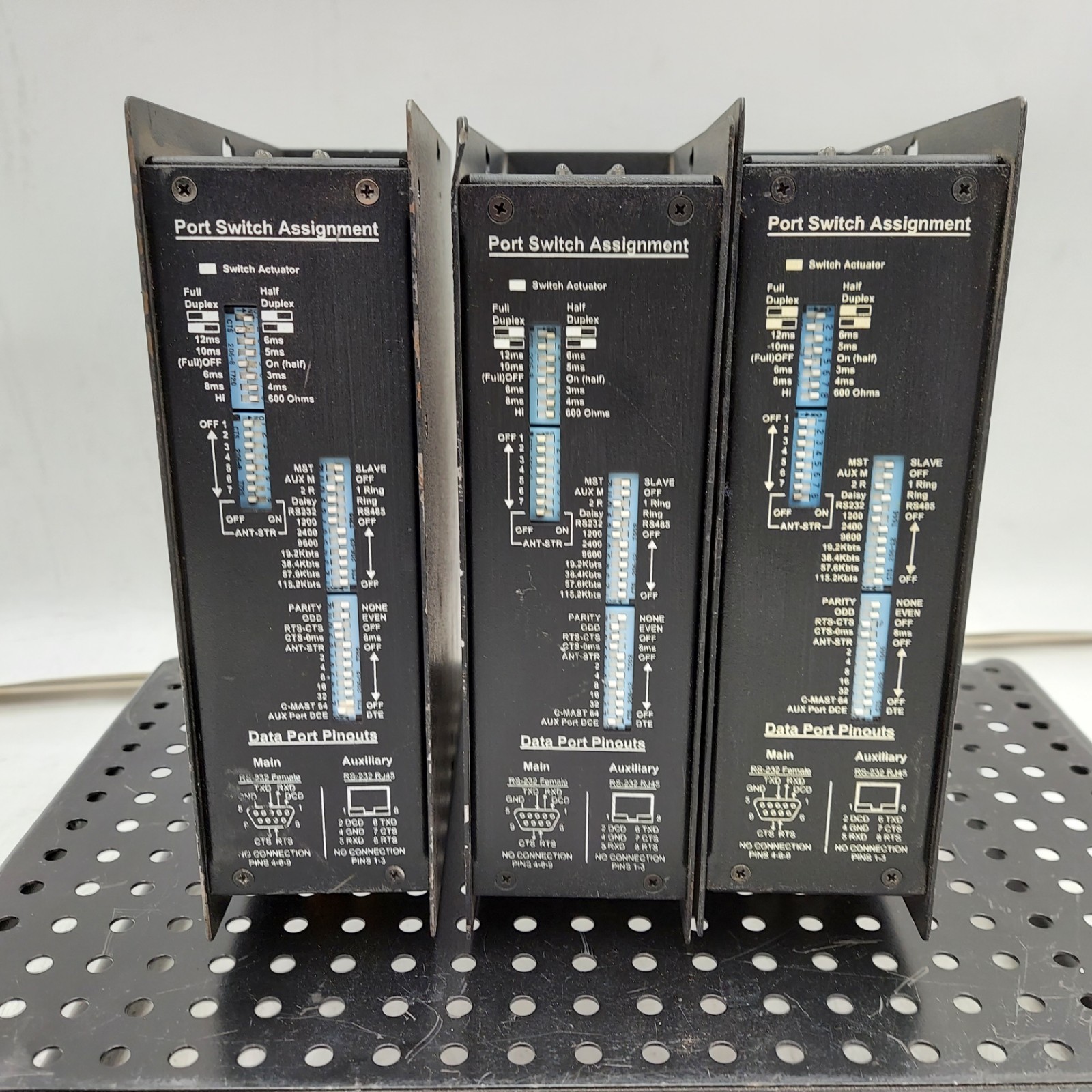 LOT OF 3 GDI Communications FDM-FSK Fiber Optic Modem