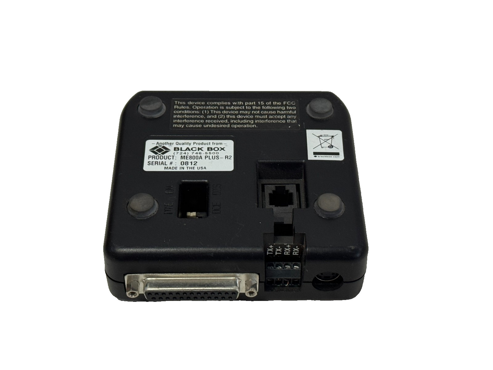 USED Black Box ME800A Plus-R2 Modem
