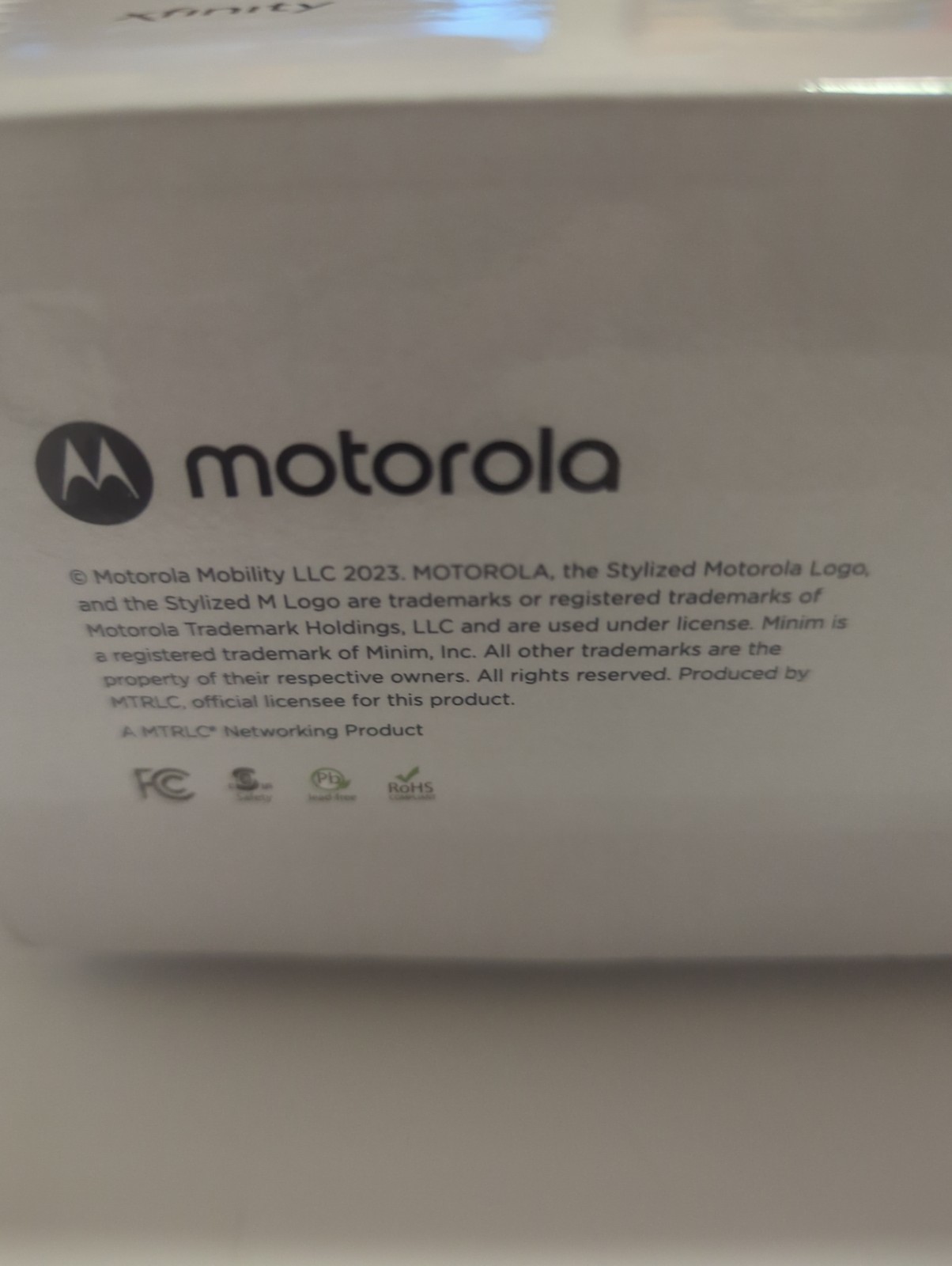 Motorola MT7711 Ultra Fast 24X8 Cable Modem Router + Voice AC1900