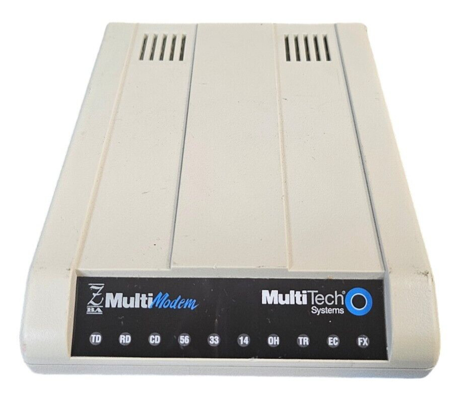 Multitech Systems MT5634ZBA 56Kbps Data/Fax USB Multi Modem – w/ AC ADAPTER!!