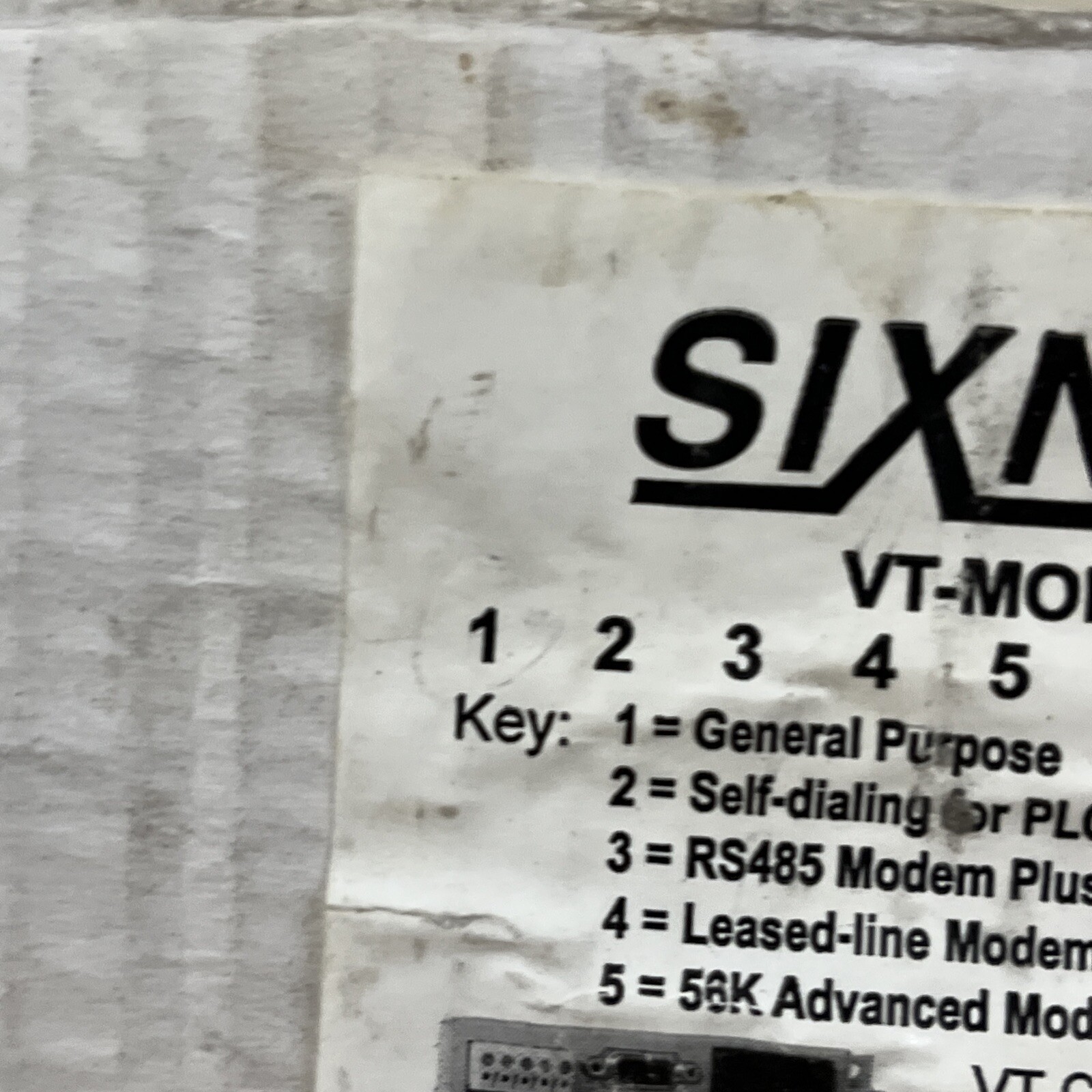 VT-MODEM-1US VTMODEM1US SIXNET INDUSTRIAL