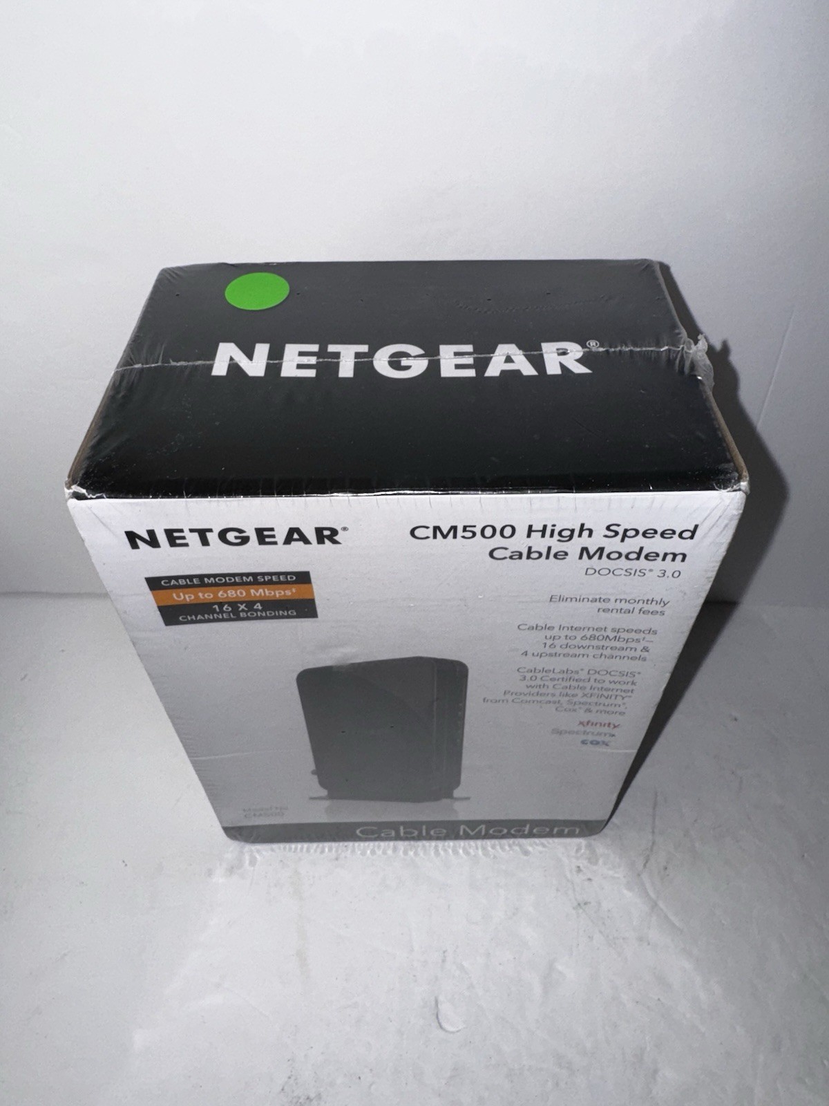 NETGEAR CM500 (CM500100NAS) 680 Mbps – Black