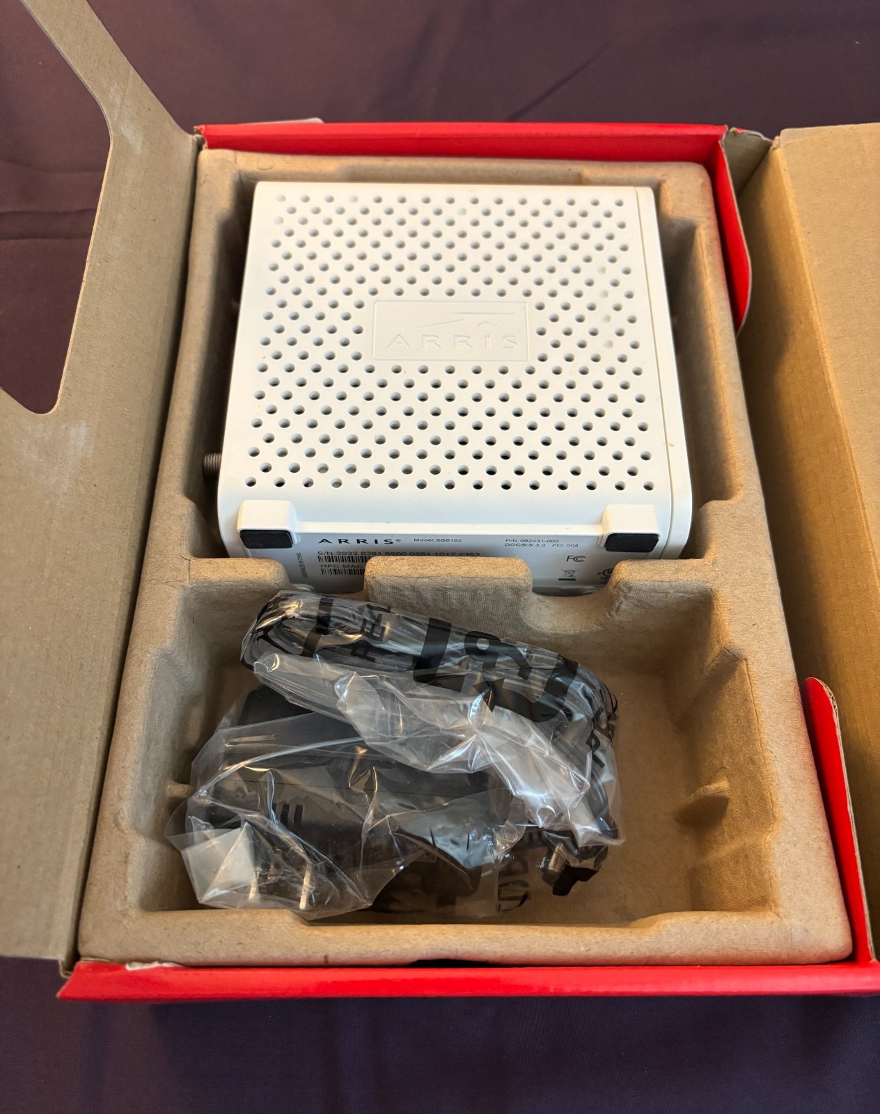 arris surfboard sb6813 docsis 3.1 cable modem