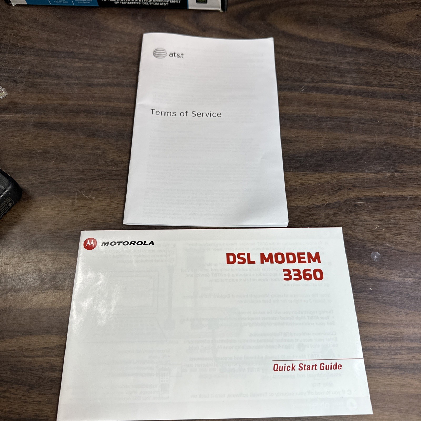 Motorola 3360 Modem – For Use With AT&T DSL High Speed Internet & FASTACCESS DSL