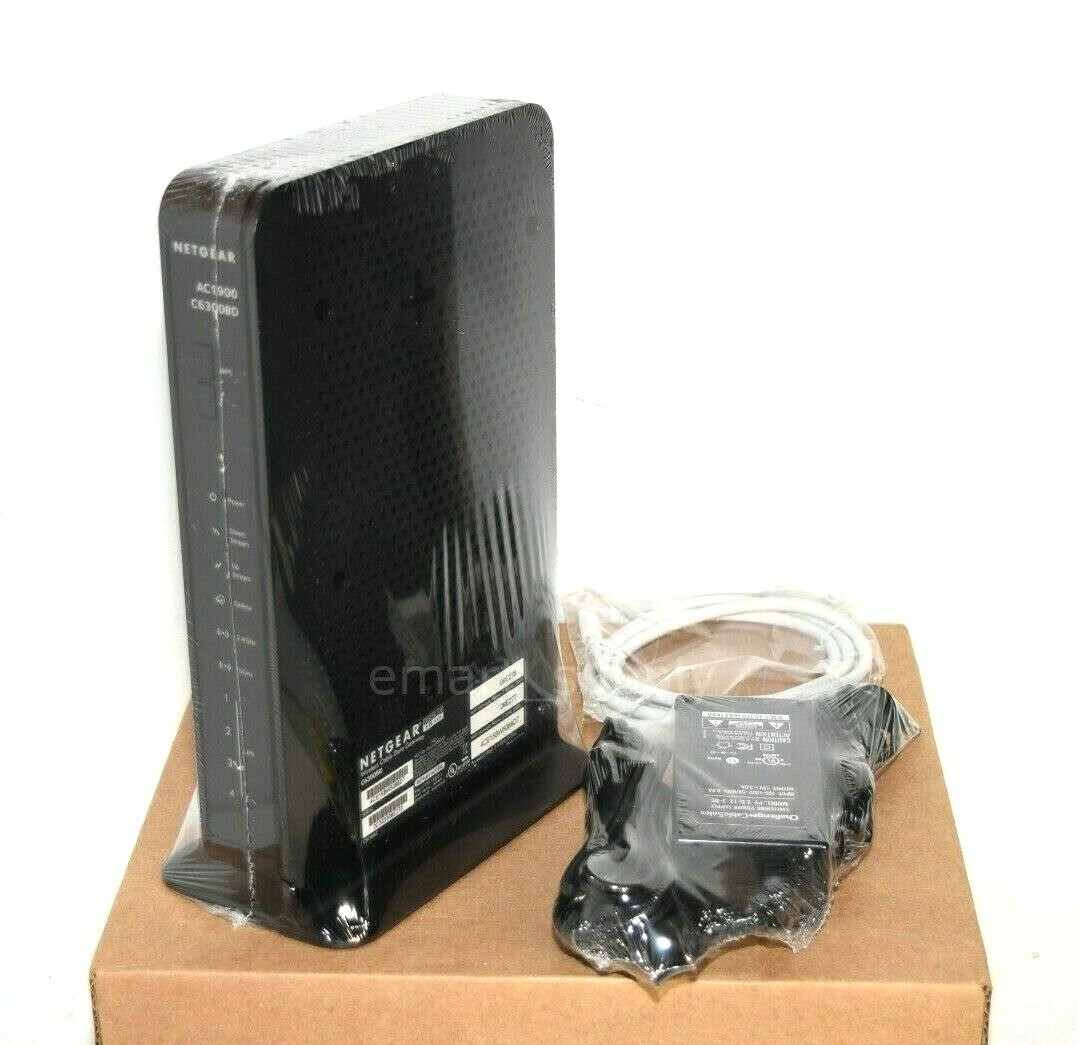 NETGEAR C6300BD AC1900 DOCSIS 3.0 Cable Modem WiFi Router Comcast Xfinity COX