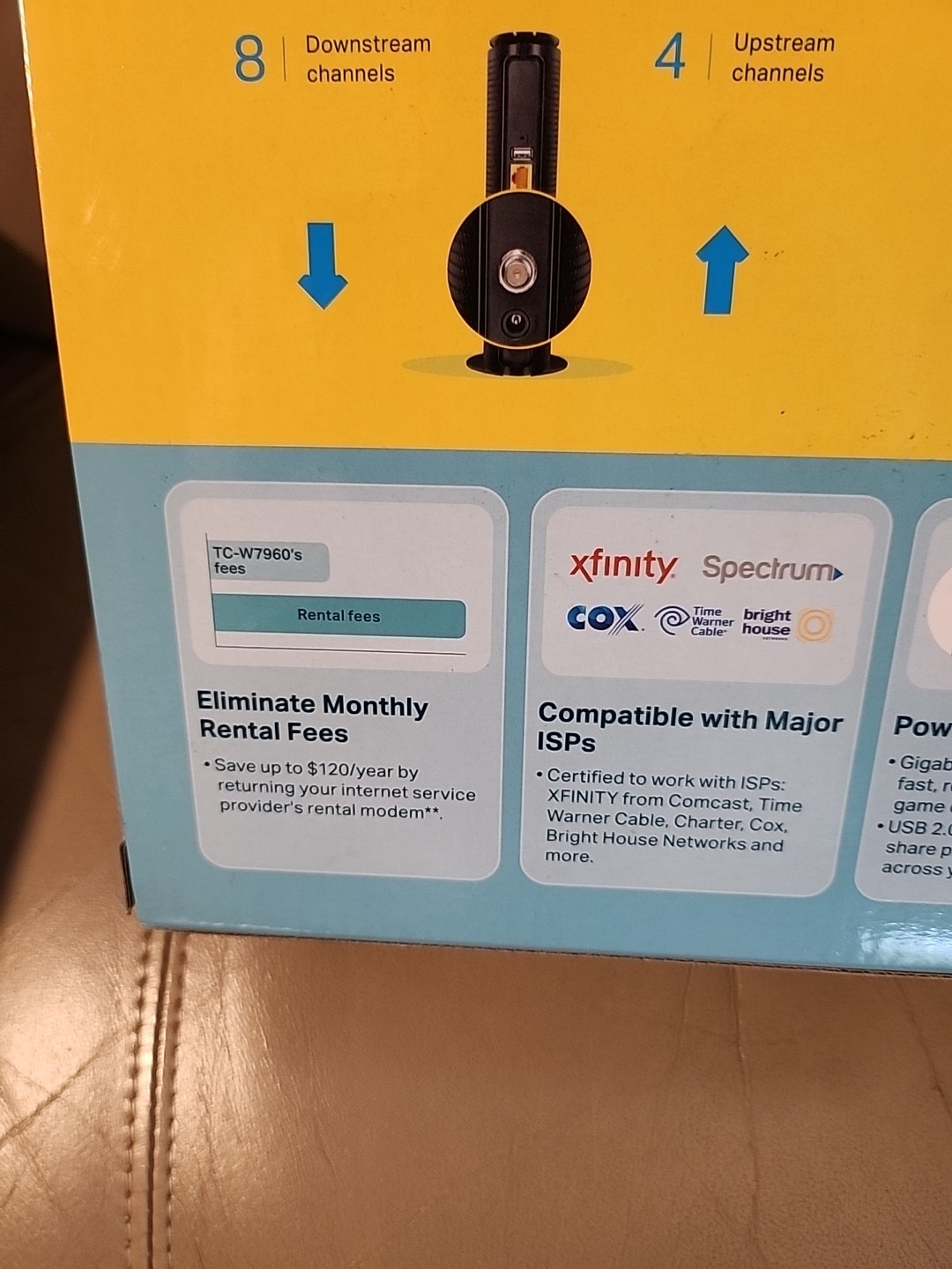 TP-Link TC-W7960 300Mbps Wireless Modem Router – Black