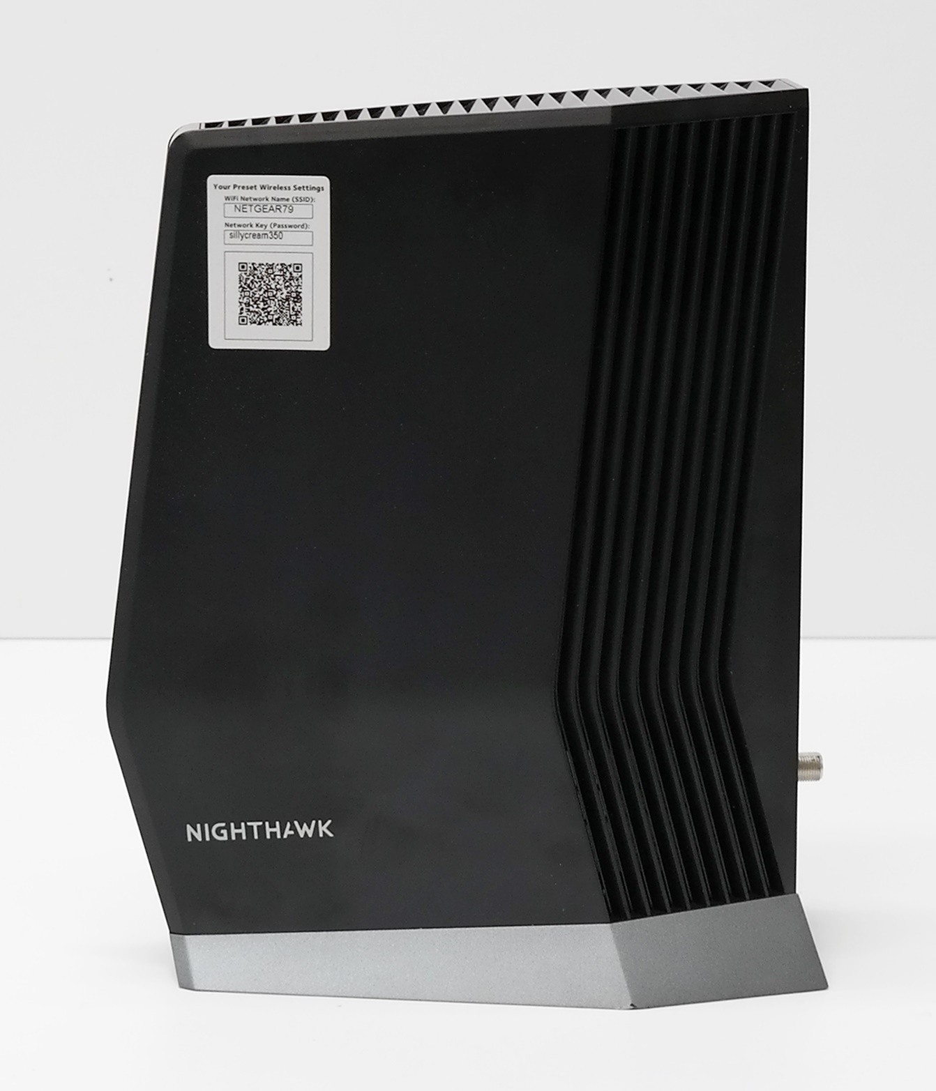 NETGEAR Nighthawk CAX80 AX6000 8-Stream Wi-Fi 6 Cable Modem Router