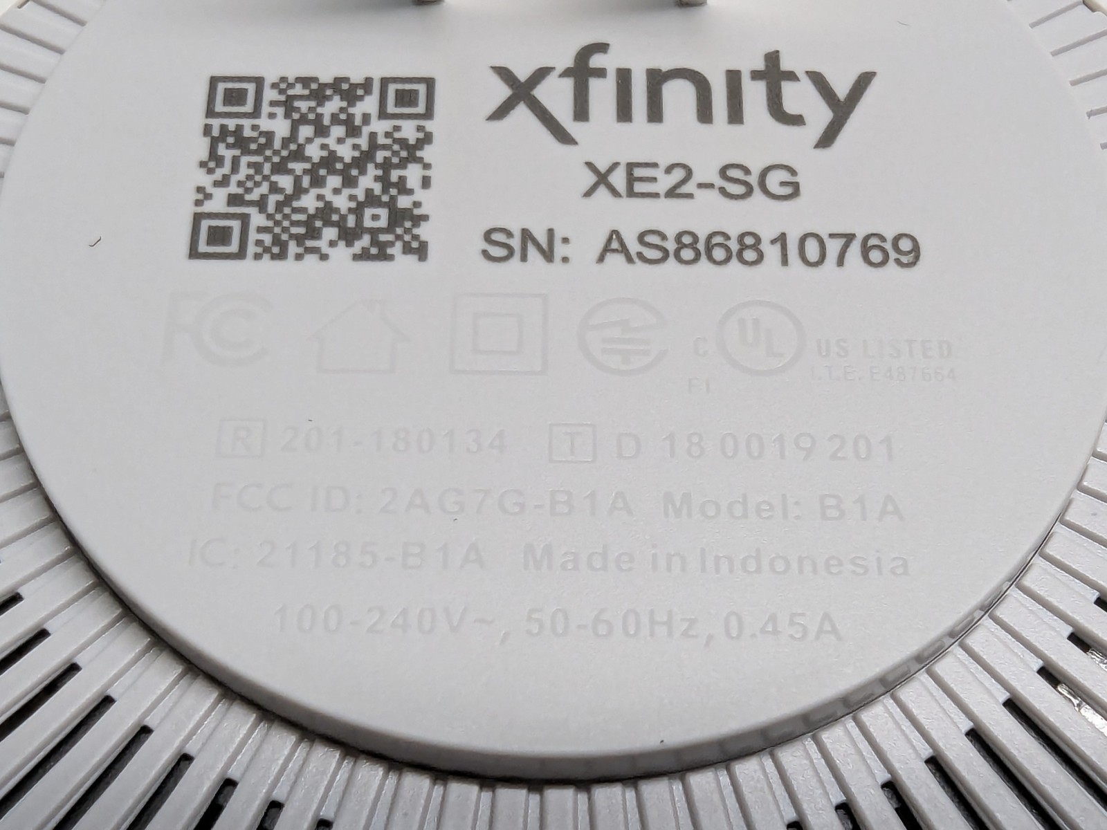 Xfinity Comcast xFi Pod 2nd Gen Model XE2-SG WiFi Network Extender