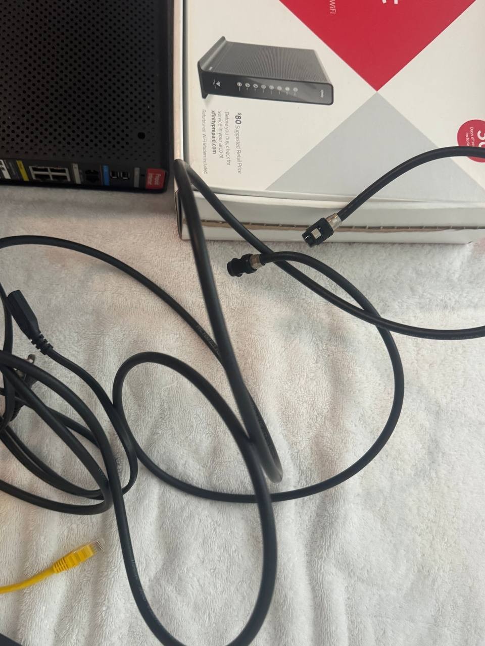 Xfinity Prepaid Internet Starter Kit Cable Modem Wifi Router Arris TG1682P