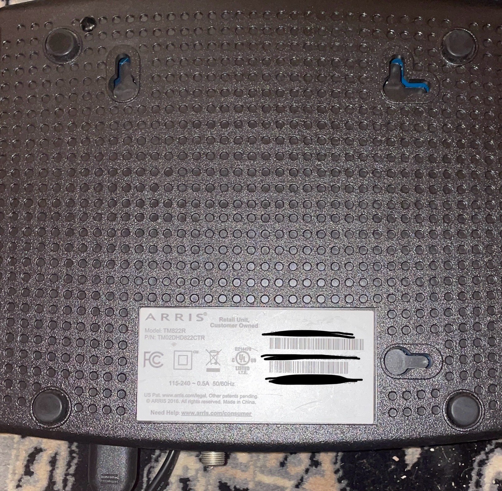 ARRIS TM822R Internet & Voice DOCSIS 3.0 Modem