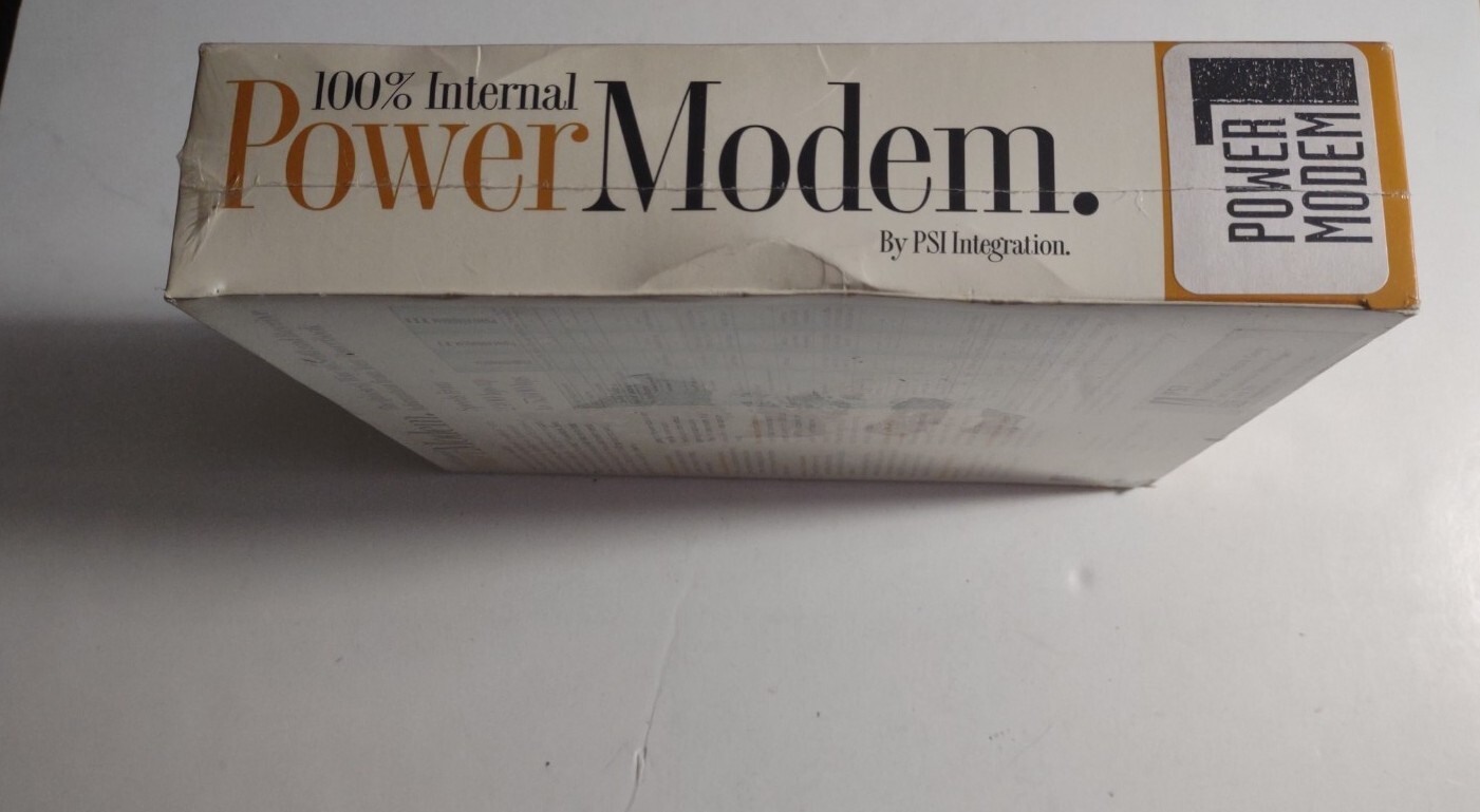 100% Internal Power Modem. The Quickest way to Send & Receive Information SEALED