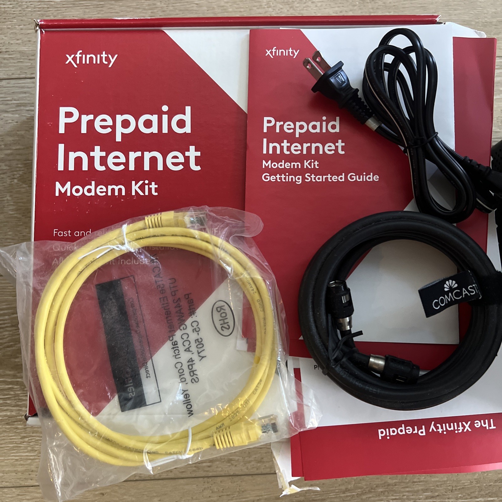 XFINITY Internet Prepaid Starter Kit Arris TG862G router