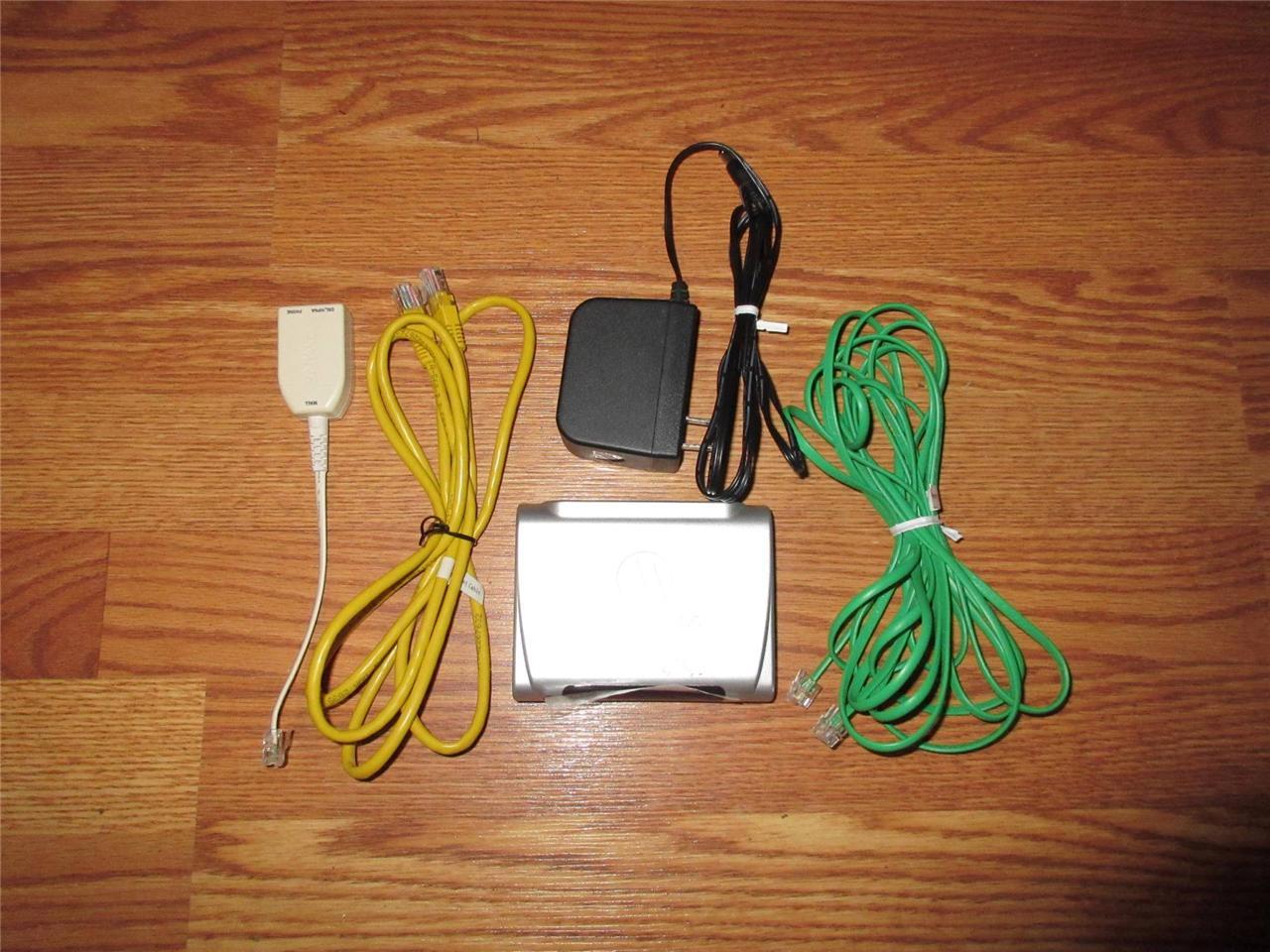 Motorola AT T DSL phone Modem model 2210 High Speed ethernet internet dialup MAC