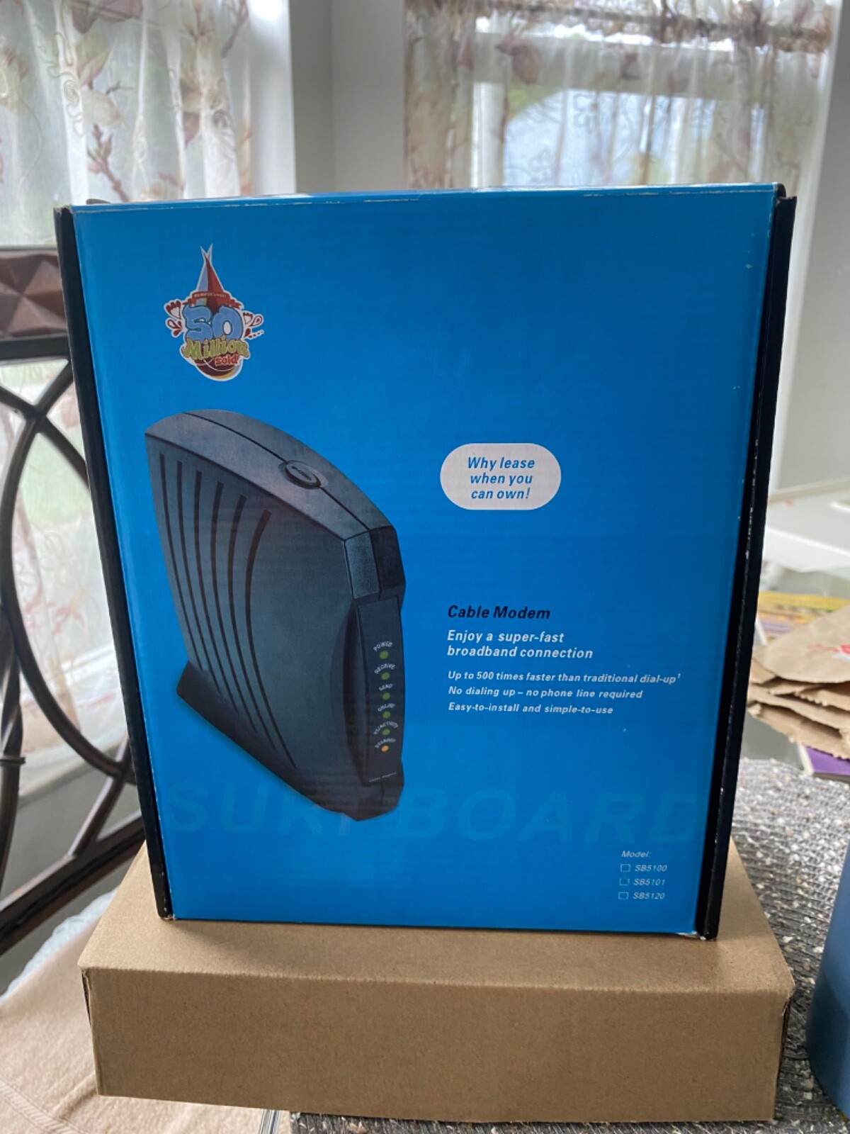 Motorola SURFboard Cable Modem SB5101U Docsis 1.1 2.0 Certified Cables Adapter