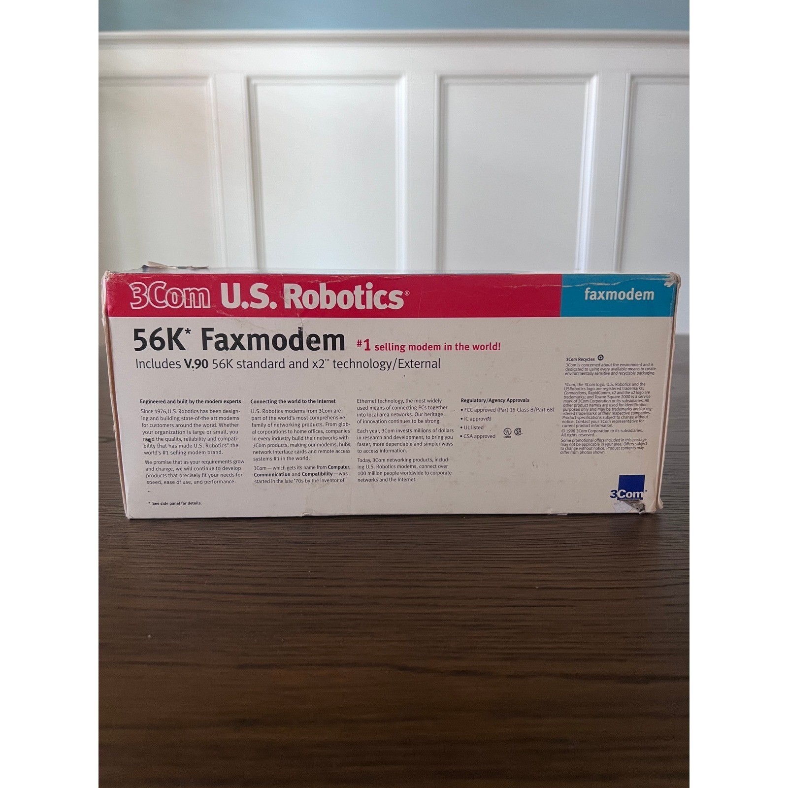 3Com US Robotics 56K Faxmodem External Model 5686 V90 x2 Technology