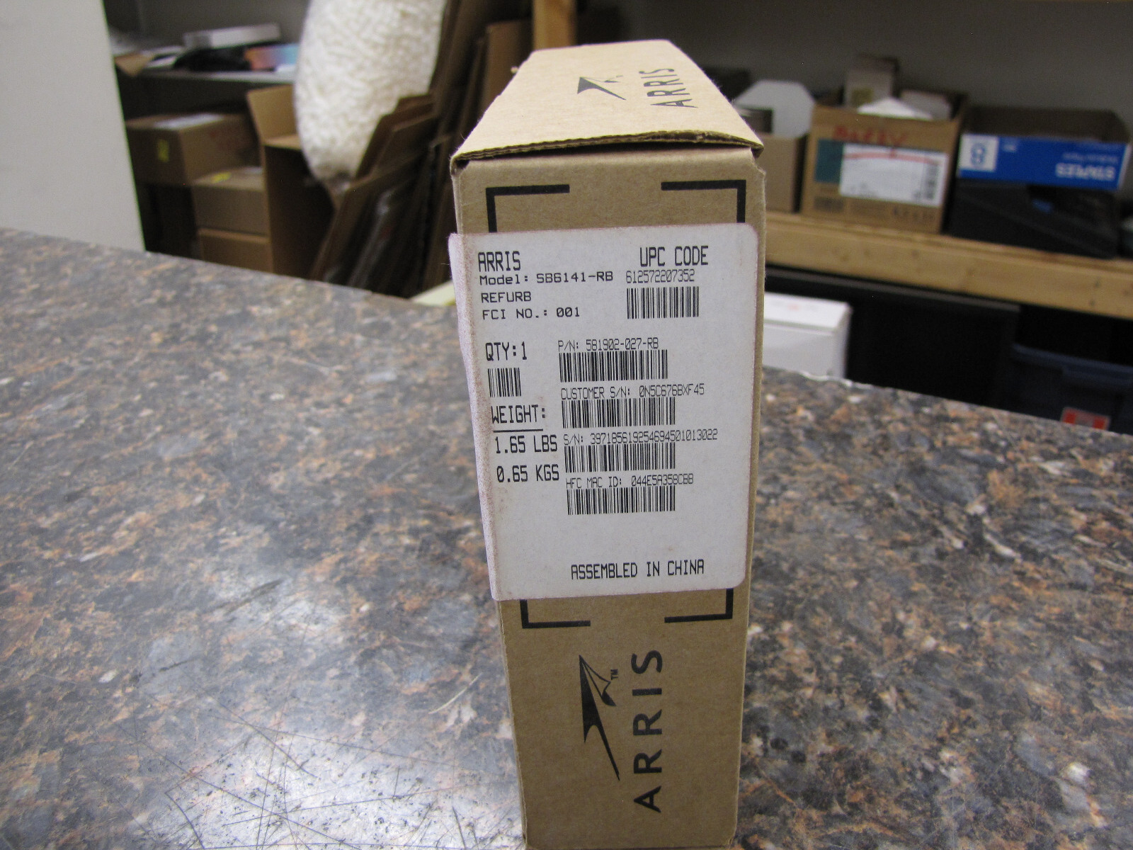 ARRIS SURFboard SB6141 DOCSIS 3.0 Ethernet Cable Modem Router – Refurbished
