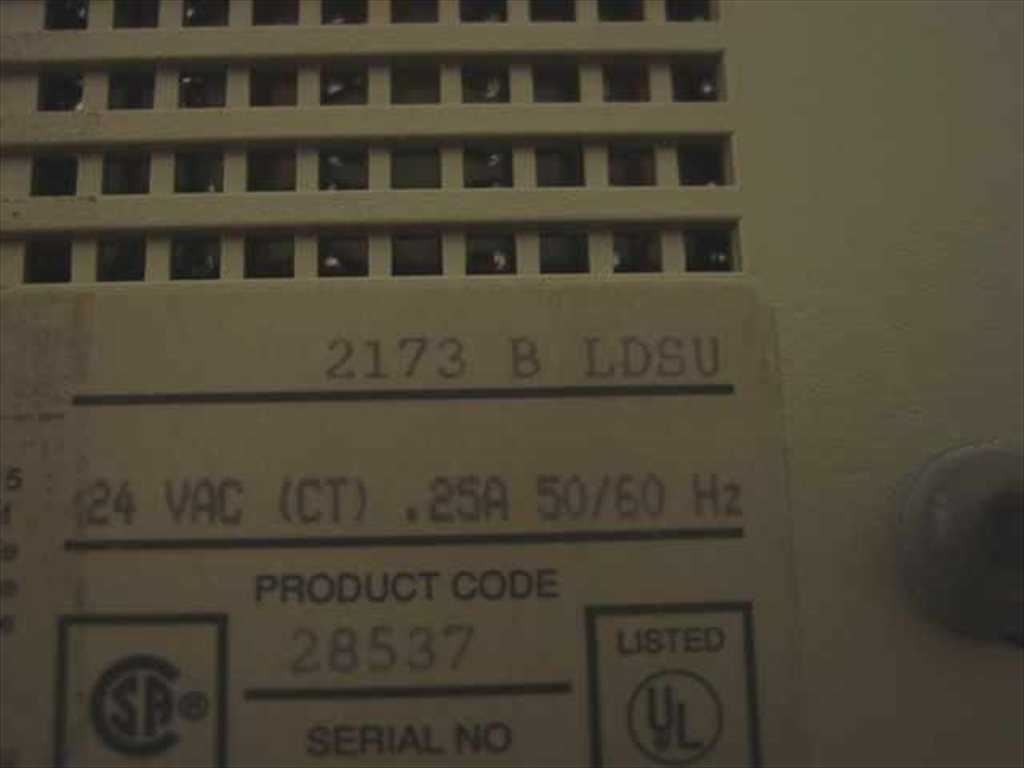 Codex 2173B LDSU Motorola Modem PC28537 24VAC .25A 50/60Hz